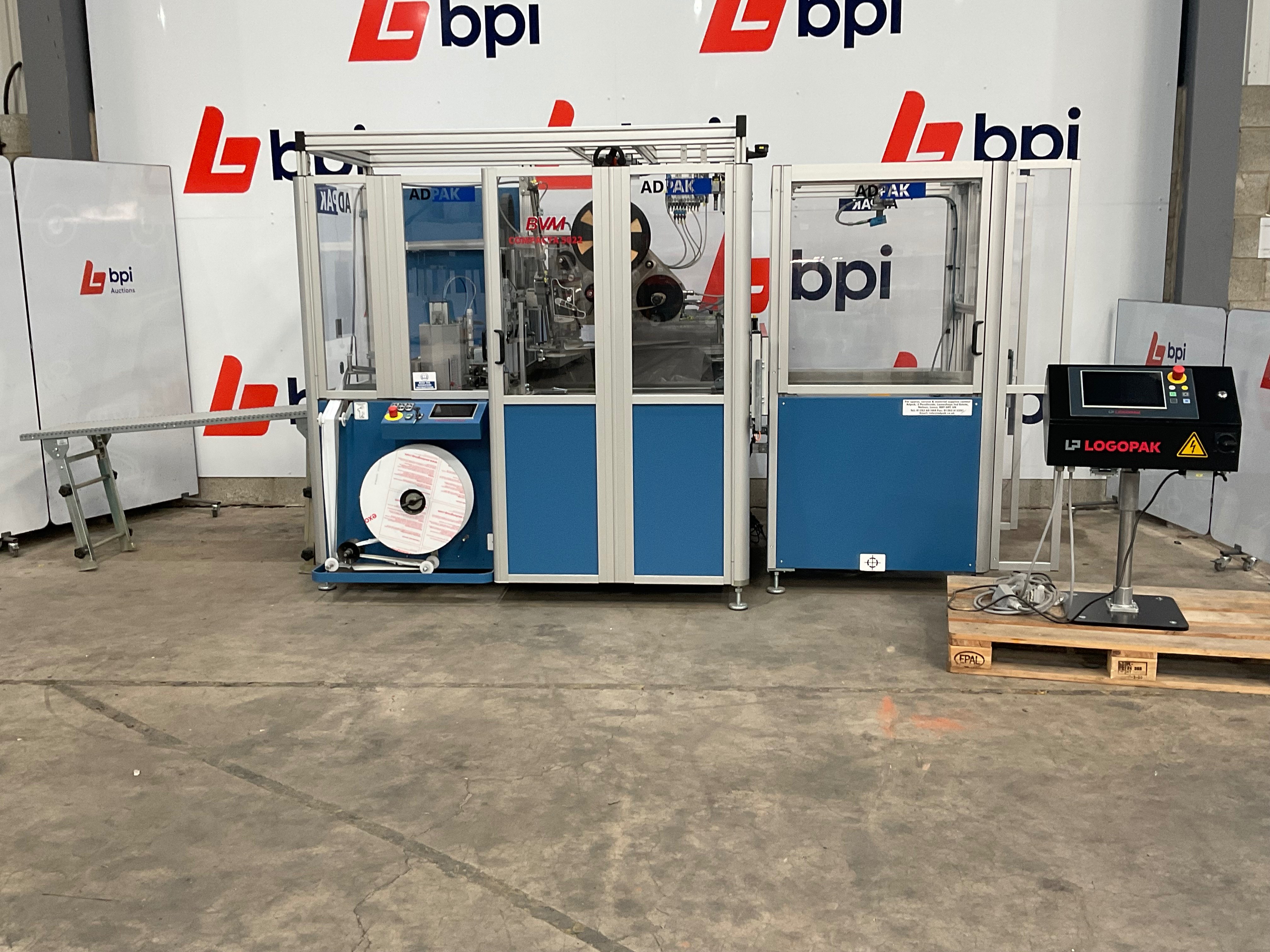 2024 AD-PAK Compacta 5022 EGS Side Sealing Packaging Machine on behalf of Finance Company | Subject to Vendor Approval