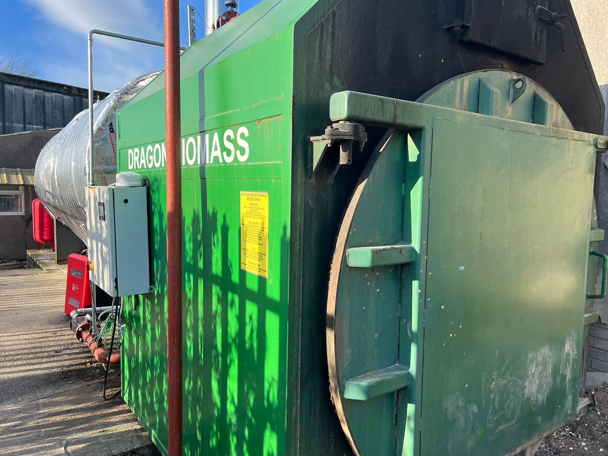 2018 Dragon D240 Biomass Boiler with 26,000 Litre Tank & Transferable Tariff