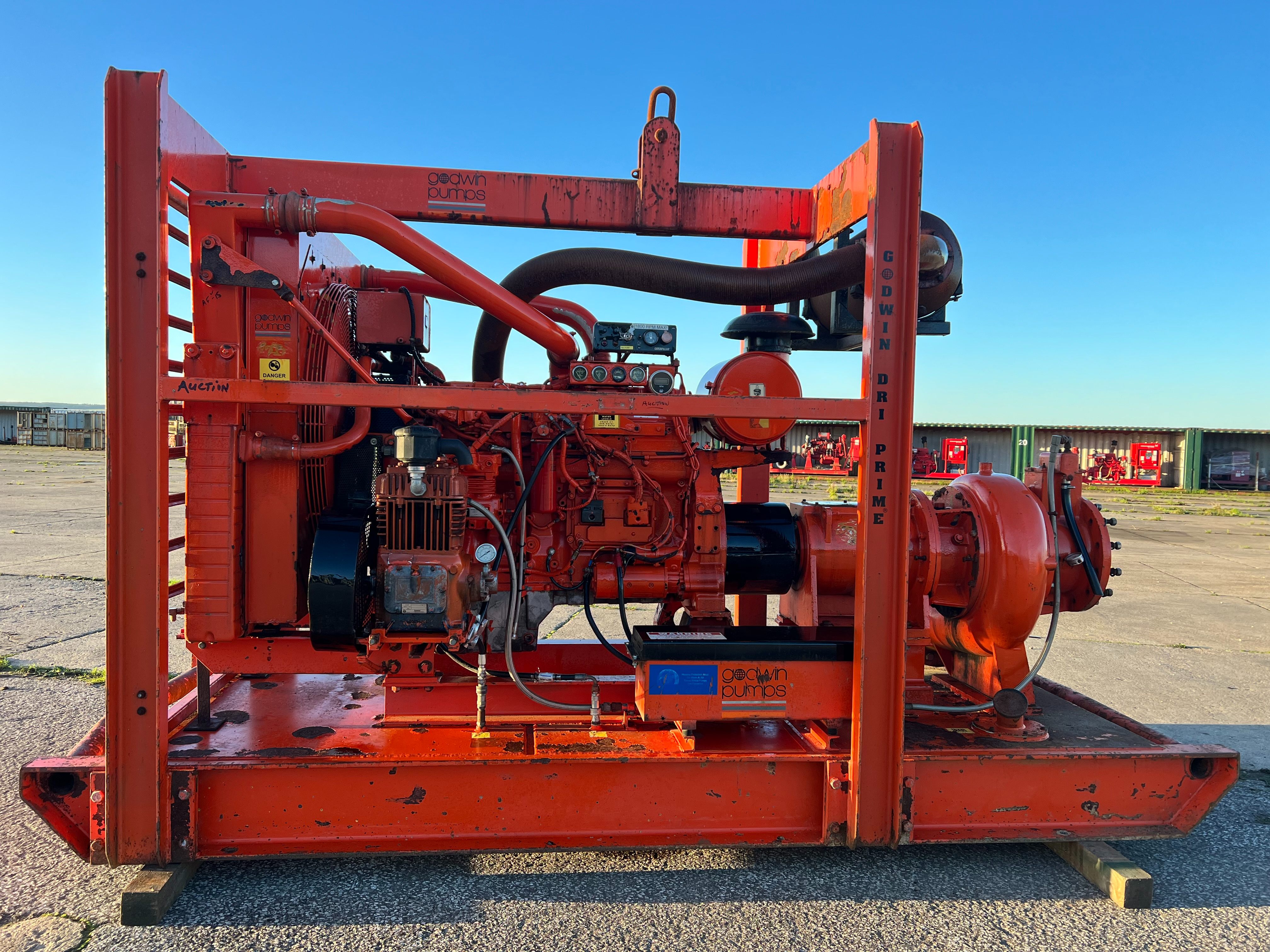 Diesel & Gas Marine Engines, Skid Mounted Pumps & more, due to Site Clearance | Loading Available