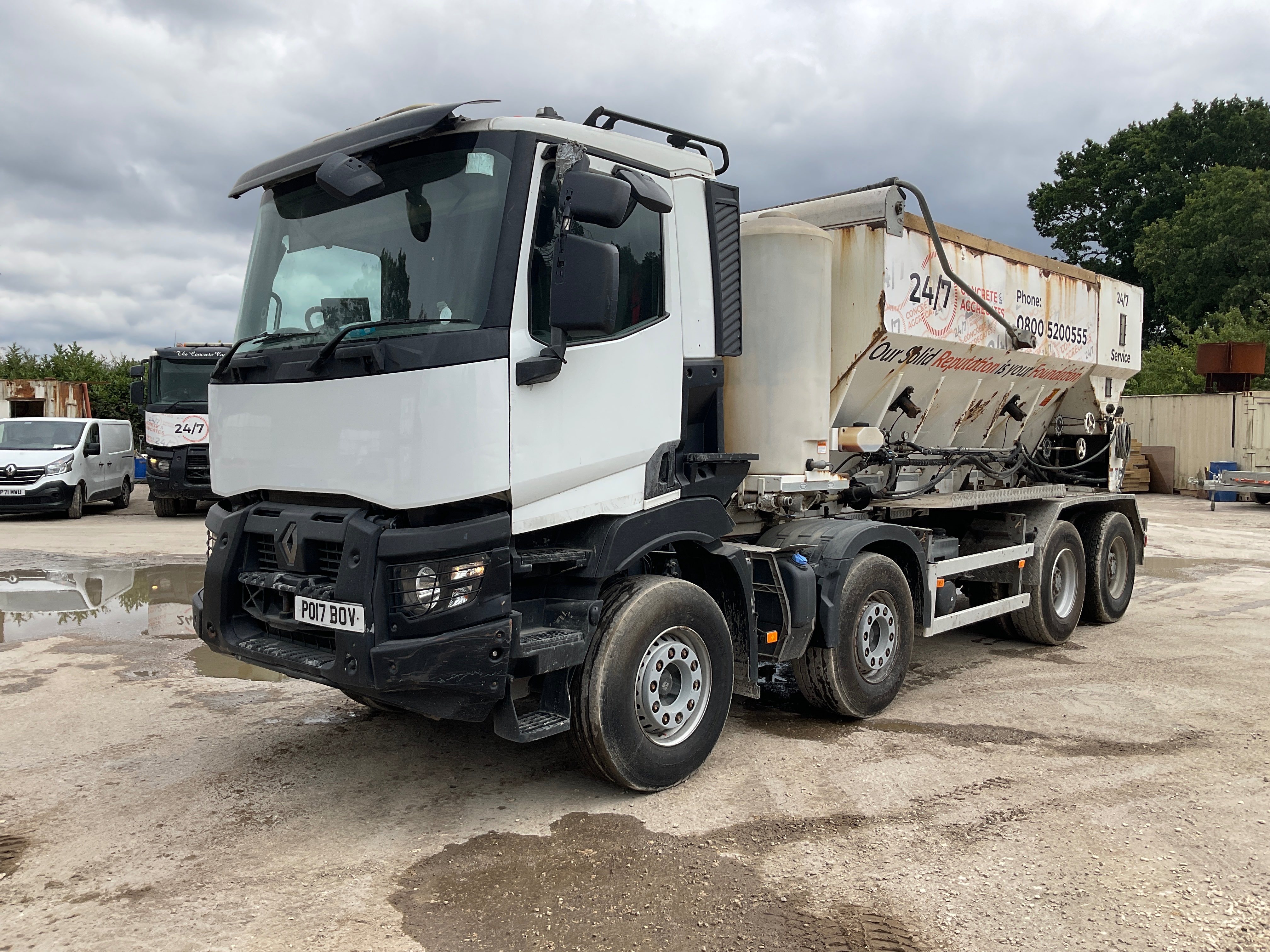 2017, 2018 & 2019 Renault C430 8×4 Siemens VDO Volumetric Concrete Mixer Trucks, due to Fleet Renewal