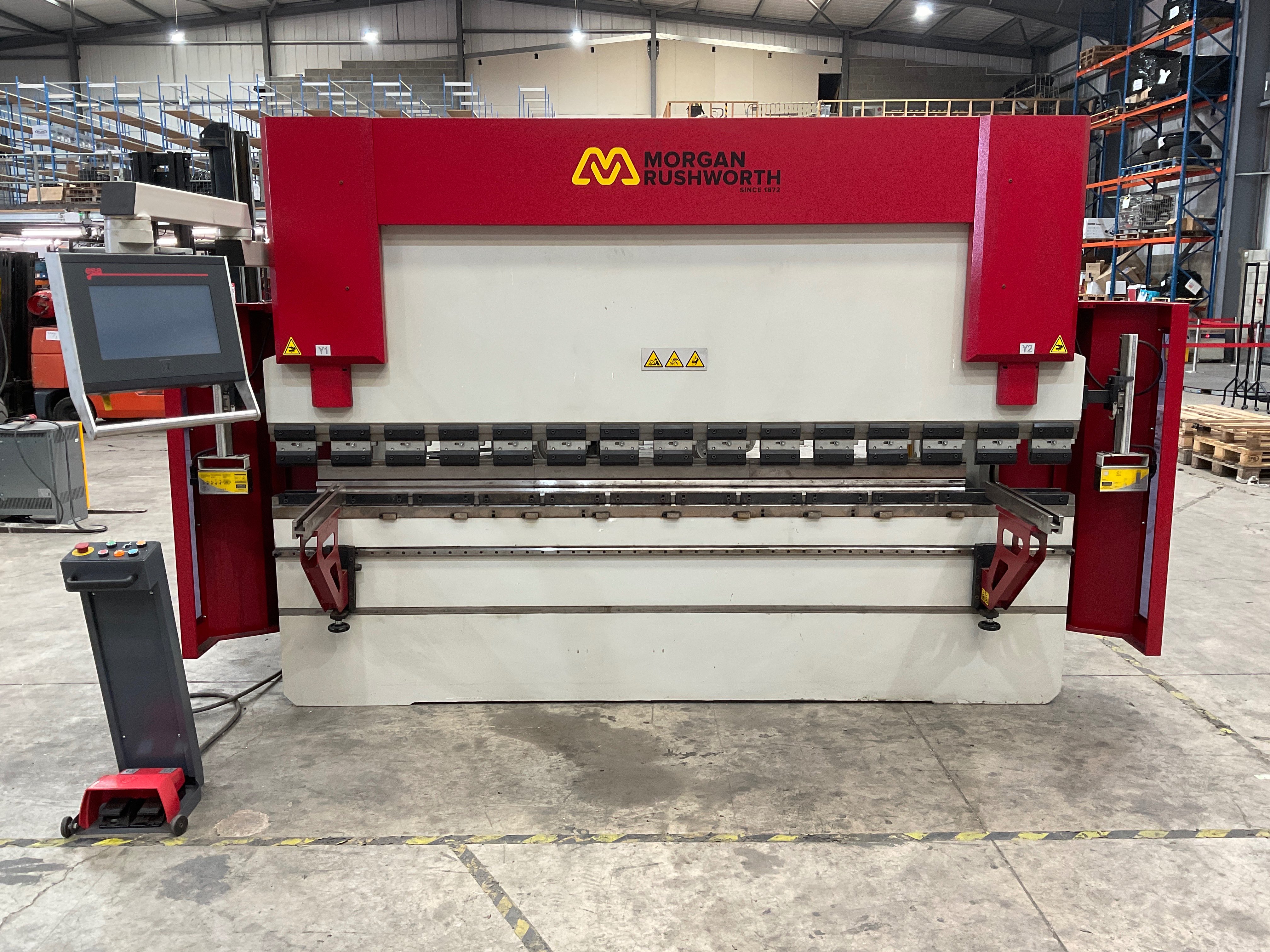 2022 Morgan Rushworth PBSL CNC 3100/120 Hydraulic Press Brake on behalf of Finance Company | Winning Bid is Subject to Vendor Approval