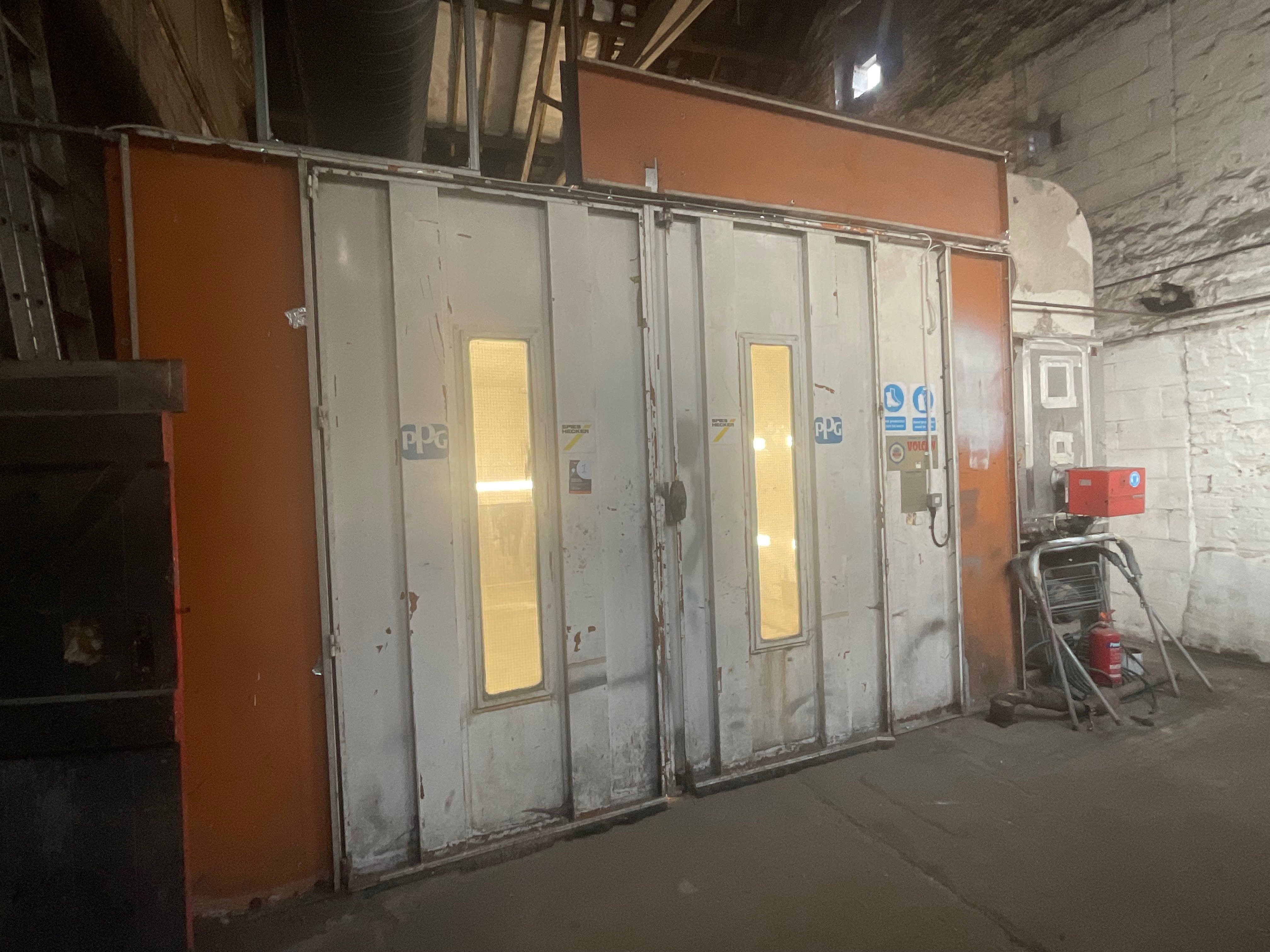 Contents of Mill Road Motors to include Paint Spraying Booth, Hydraulic Post Lift, Engine Crane, Diagnostic Tool, Tool Boxes & more, due to Business Closure