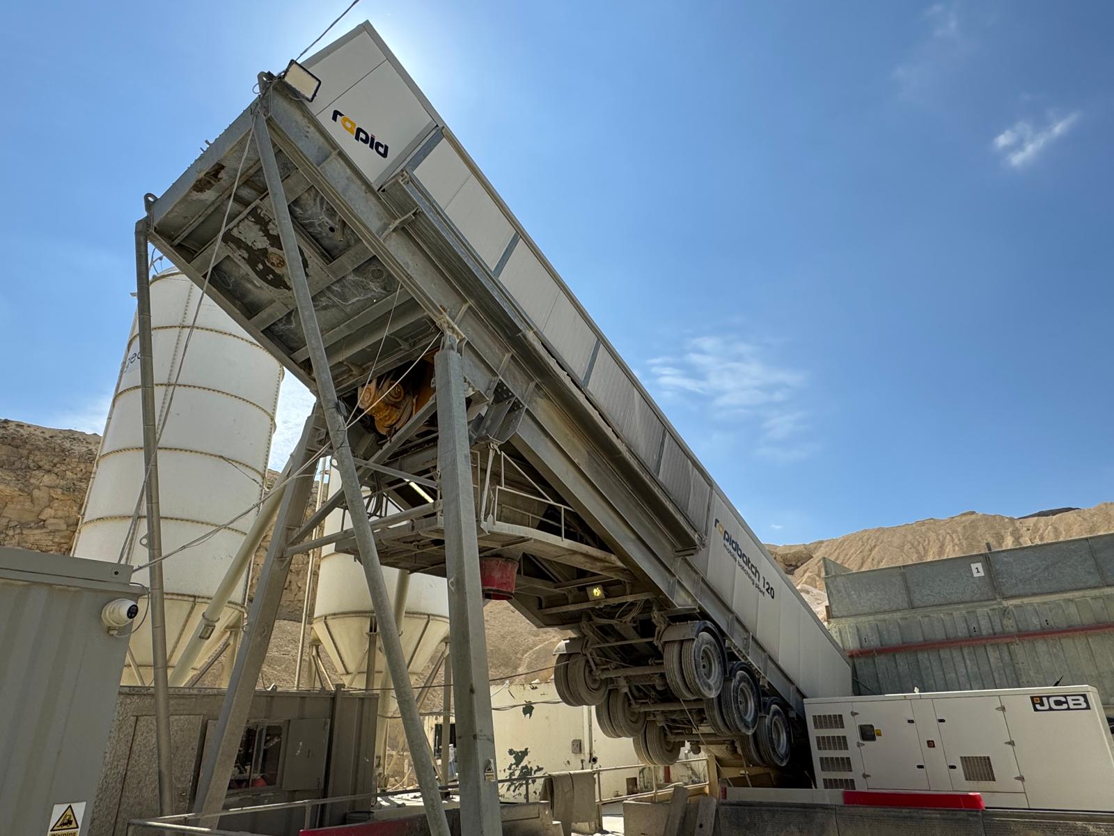 2022 Rapid RB120M Mobile Concrete Batching Plant on behalf of Finance Company, due to Repossession | Subject to Vendor Approval