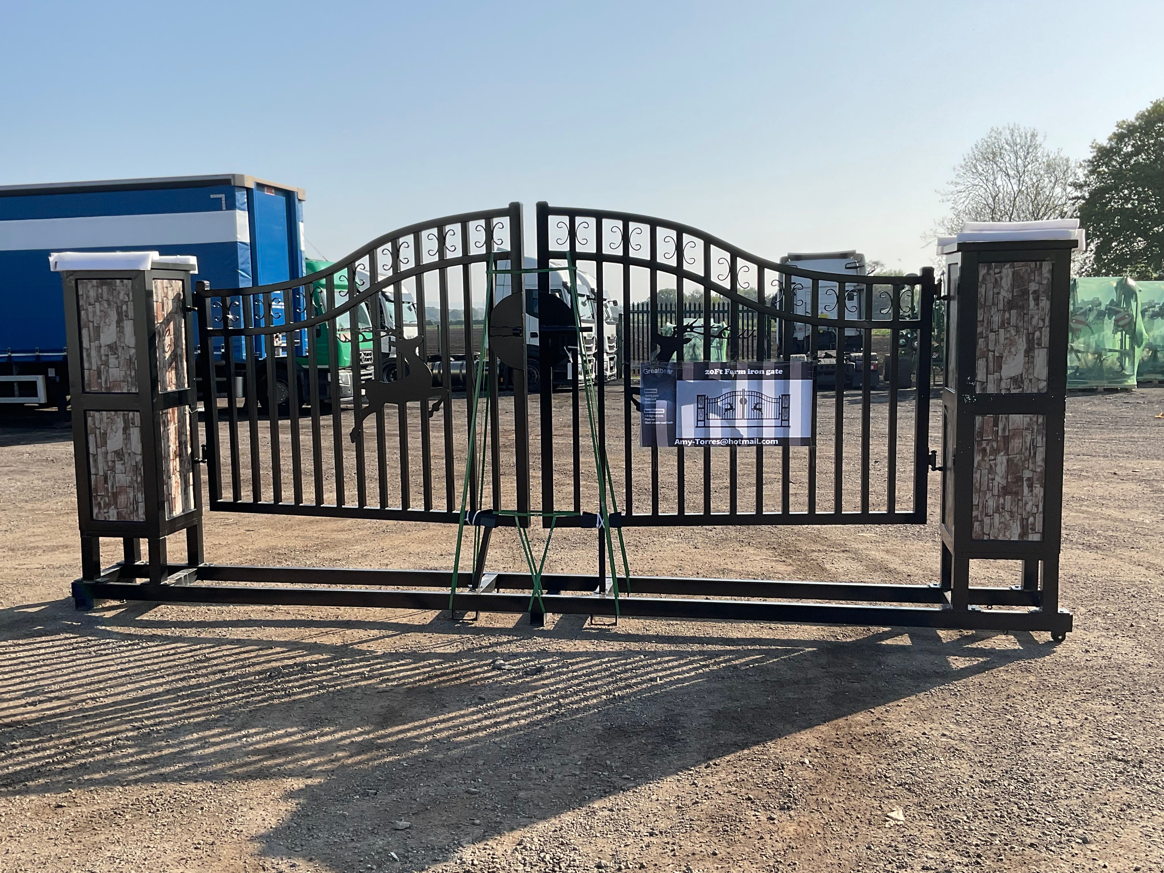 20ft Farm Gates & 14ft Heavy Duty Bi-Parting Gates, due to Stock Clearance