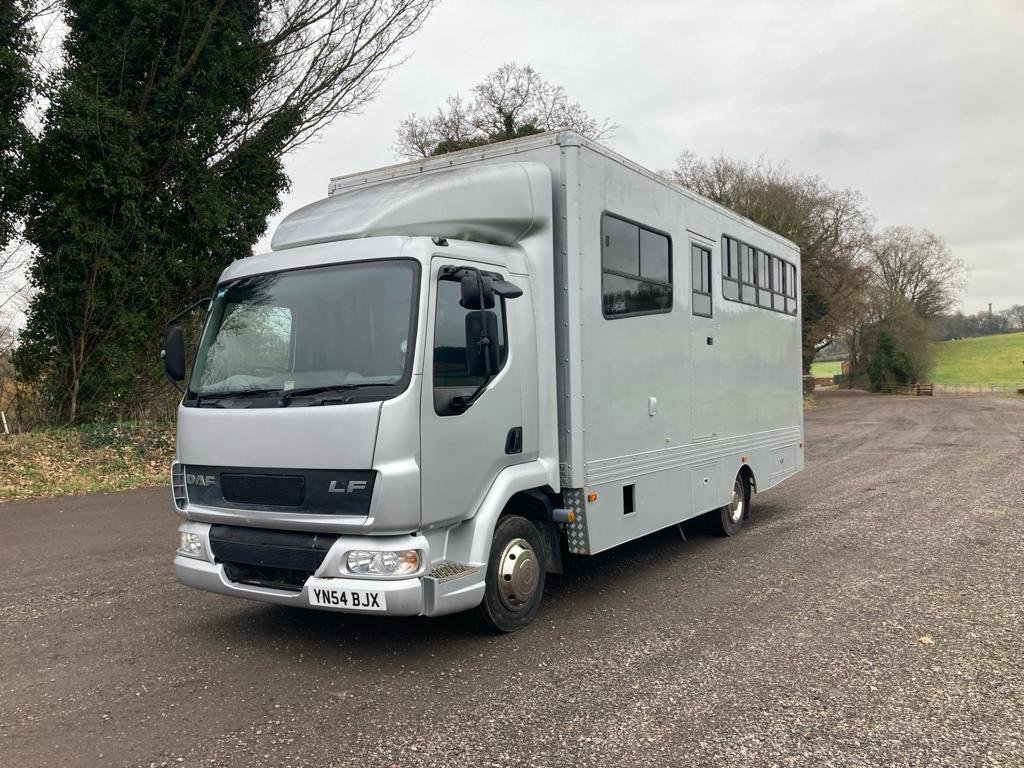 2004 DAF FA45.150 Horsebox with Lounge Area, Kitchen, Wardrobe & more, due to Upgrade | No VAT on Hammer