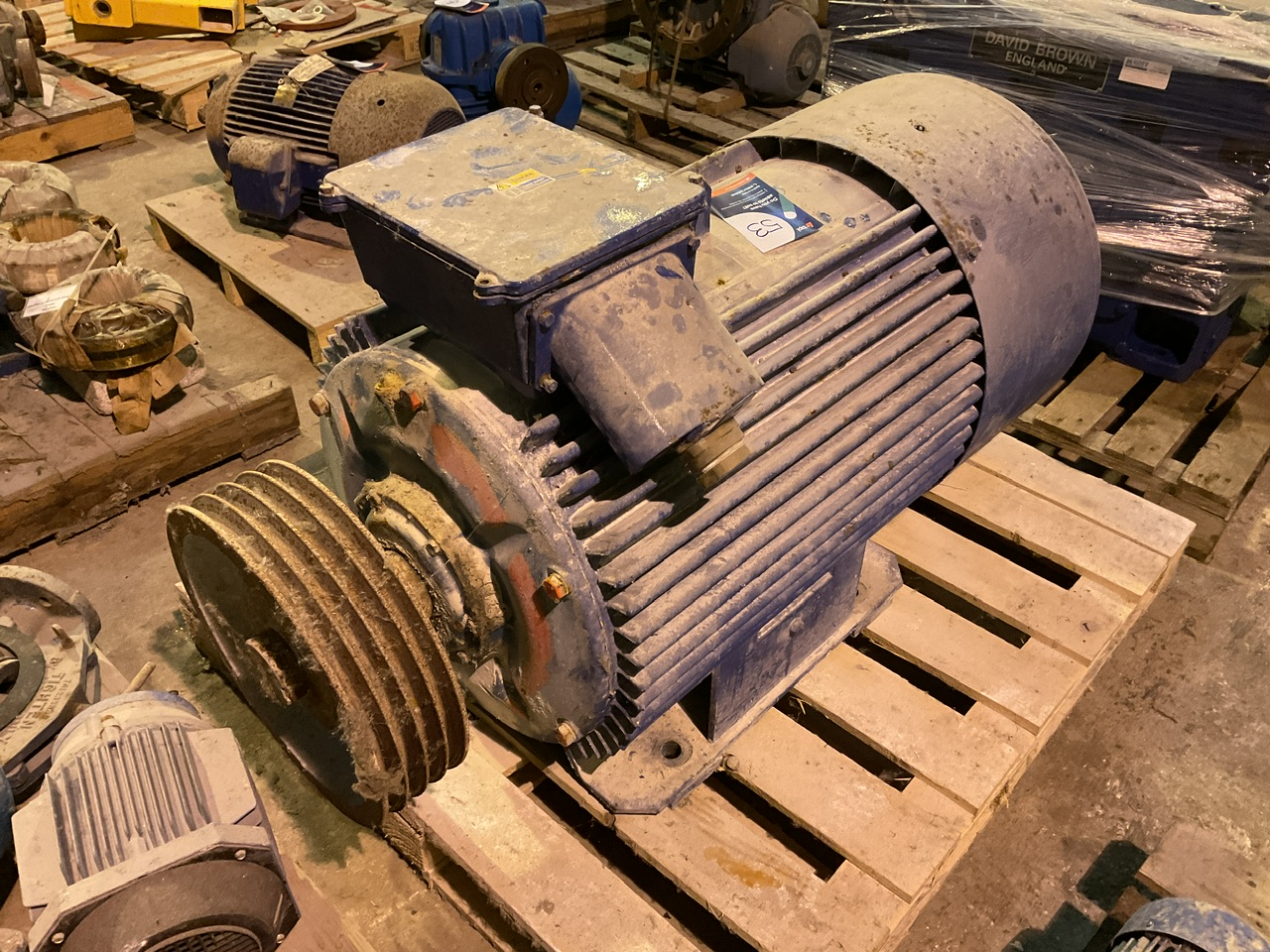 Industrial Electric Motors, Ancillaries, Boltless Pallet Racking & Shelving, Cable Reel & more, due to Site Closure | Loading Available | No Reserve