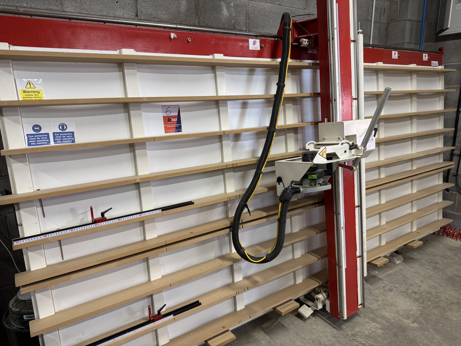 Woodworking Machinery, Professional Window Cleaning Machinery, Tooling & more, due to Relocation | Loading Available on Lots With Specified Loading Charges Only