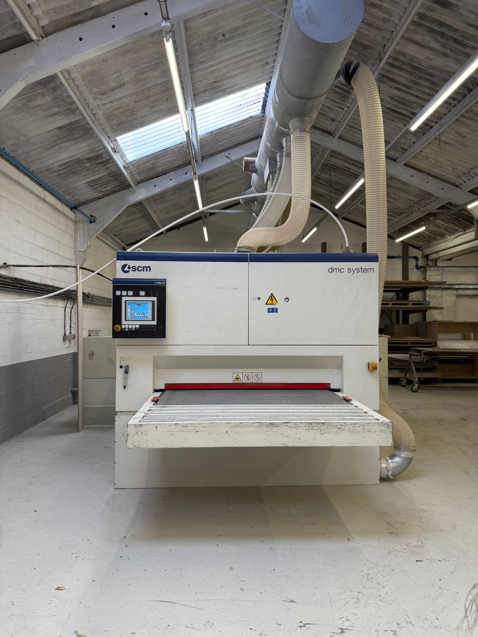 2017 SCM TM 1650 Triple Head Wide Belt Sander, due to Upgrade | Winning Bid Subject to Vendor Approval
