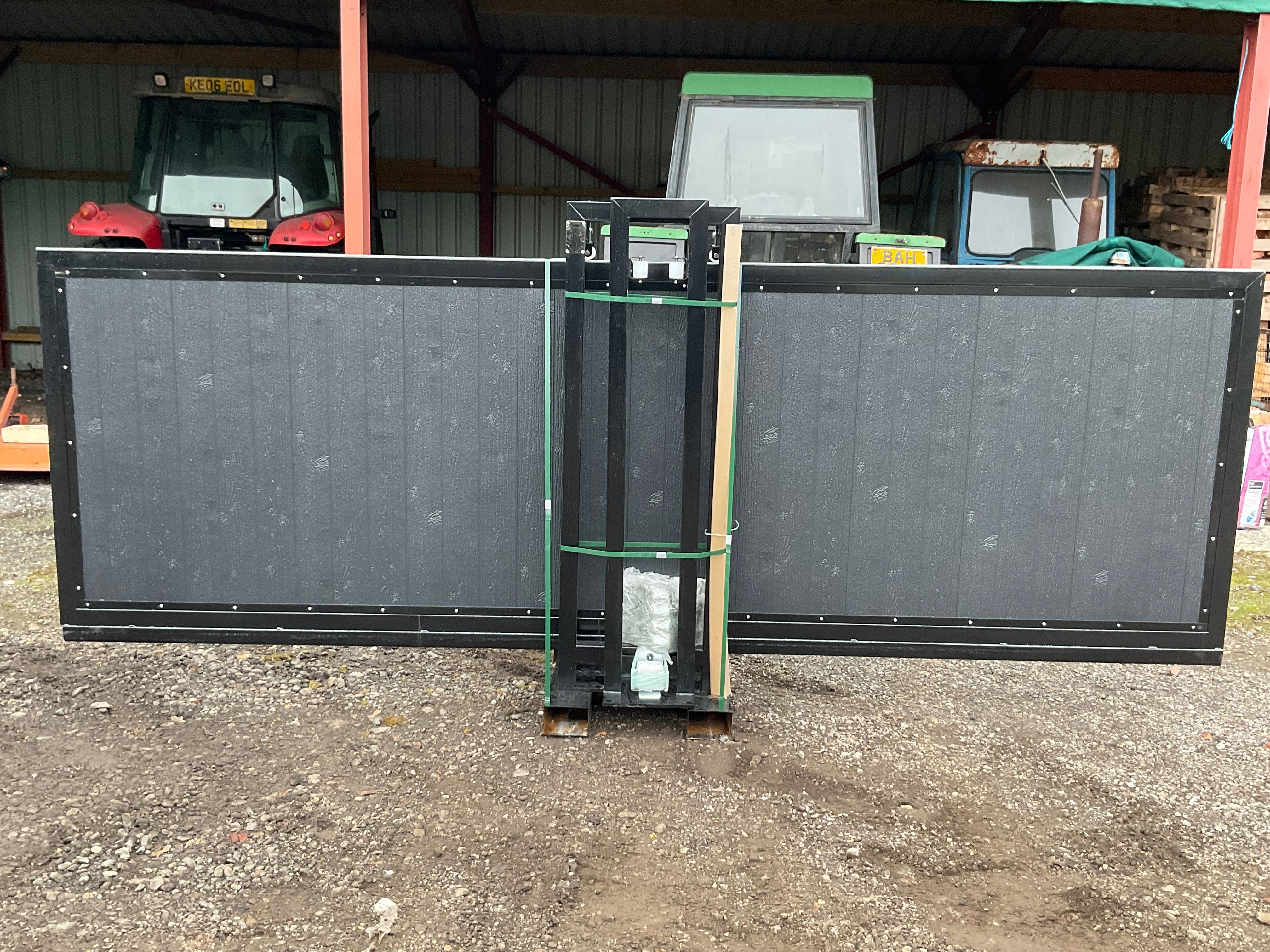 Electric Sliding Gates & Stone Pillar Iron Gates, Farm Style Swing Gates & Steel Post Gates, due to Stock Clearance | Subject to Vendor Approval