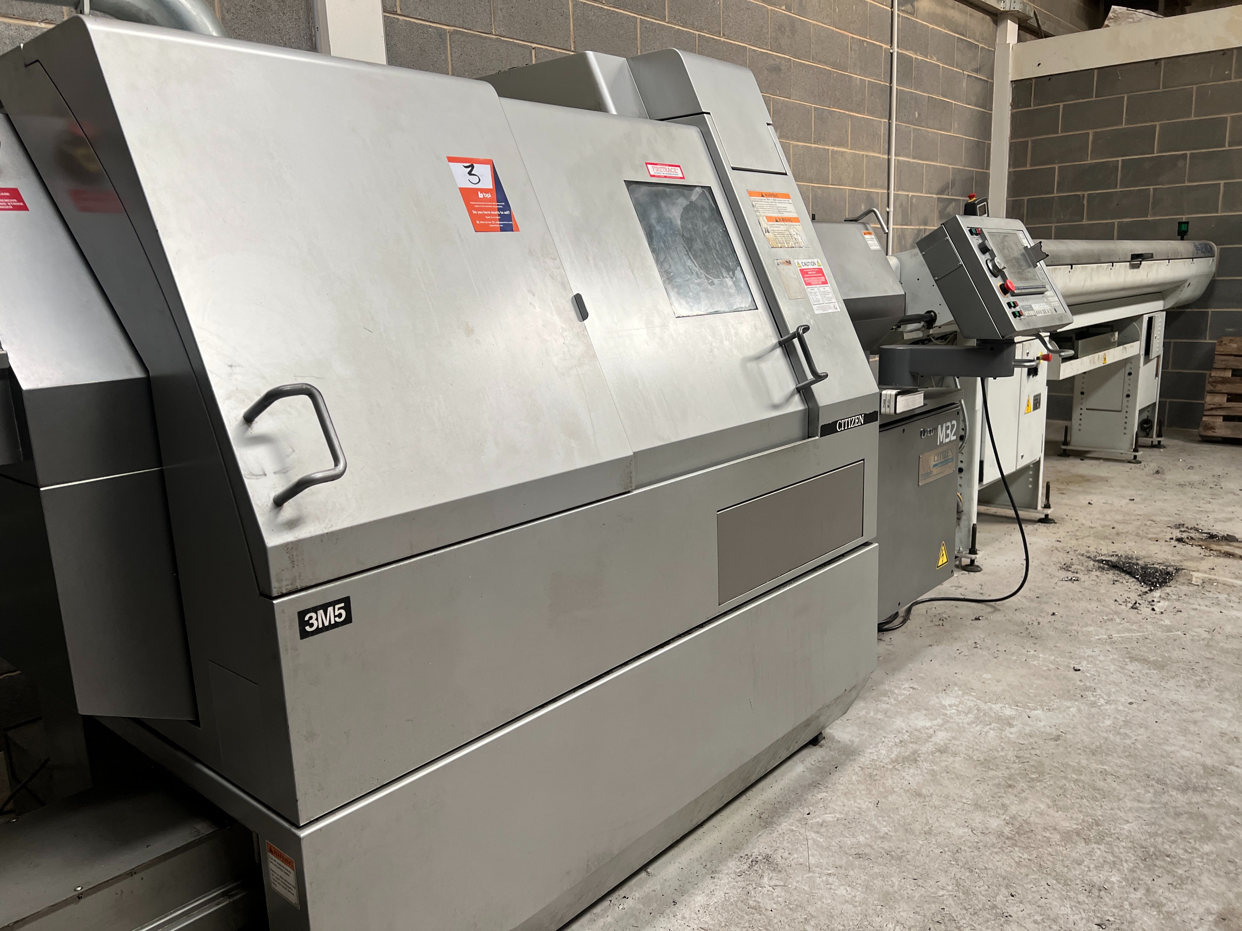 2012 Dugard, 2004 Nakamura & 2008 Citizen CNC Machining Centres on behalf of Finance Company