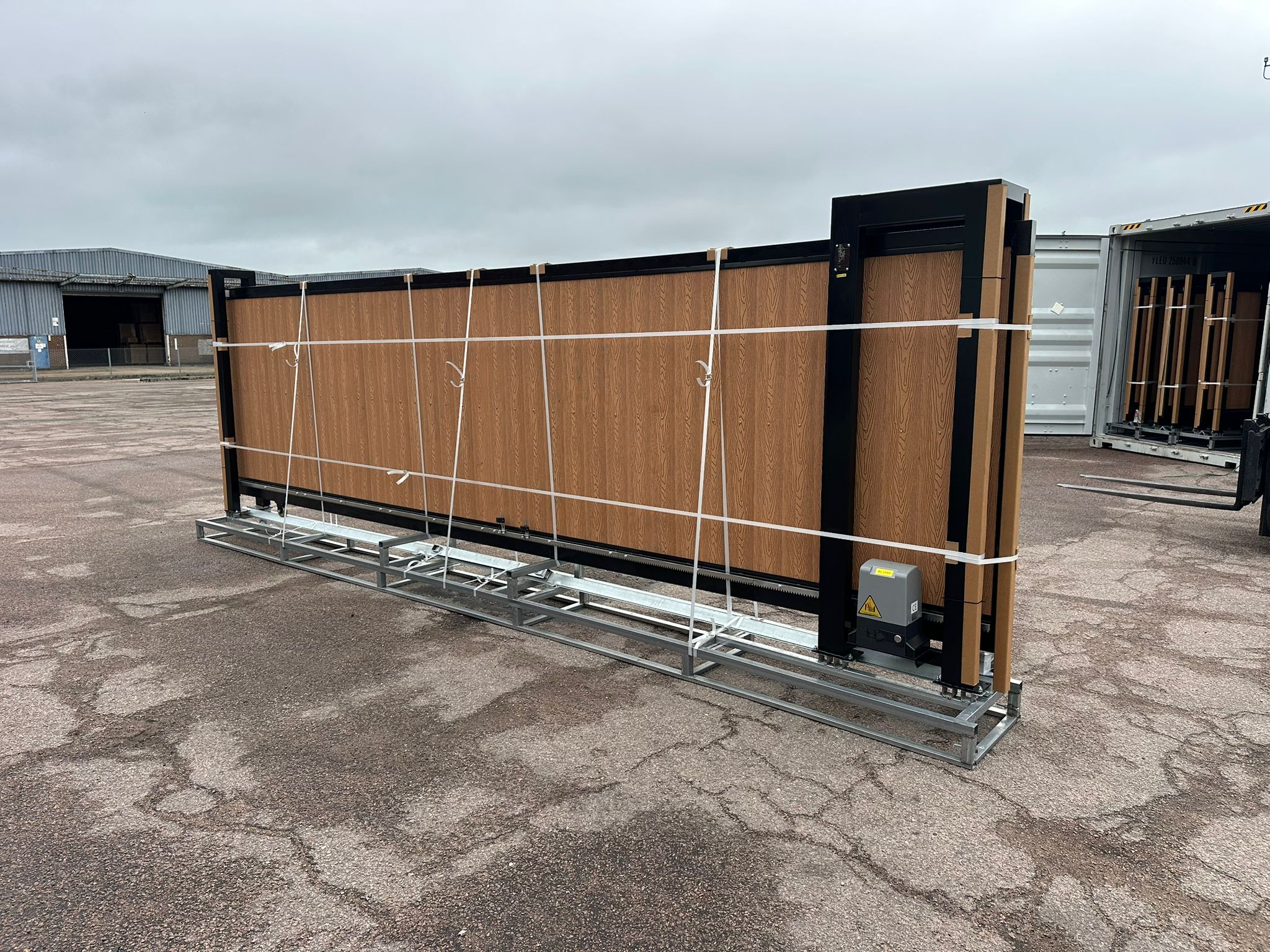 Unused 40ft High Cube Container, 9ft & 8ft Containers, Bastone Toilets & Showers, 7ft BBQ House, Sliding Electric Gates with Remote Controls Fobs & Stainless Steel Workbenches in a Variety of Styles & Sizes | Loading & Shipping Available
