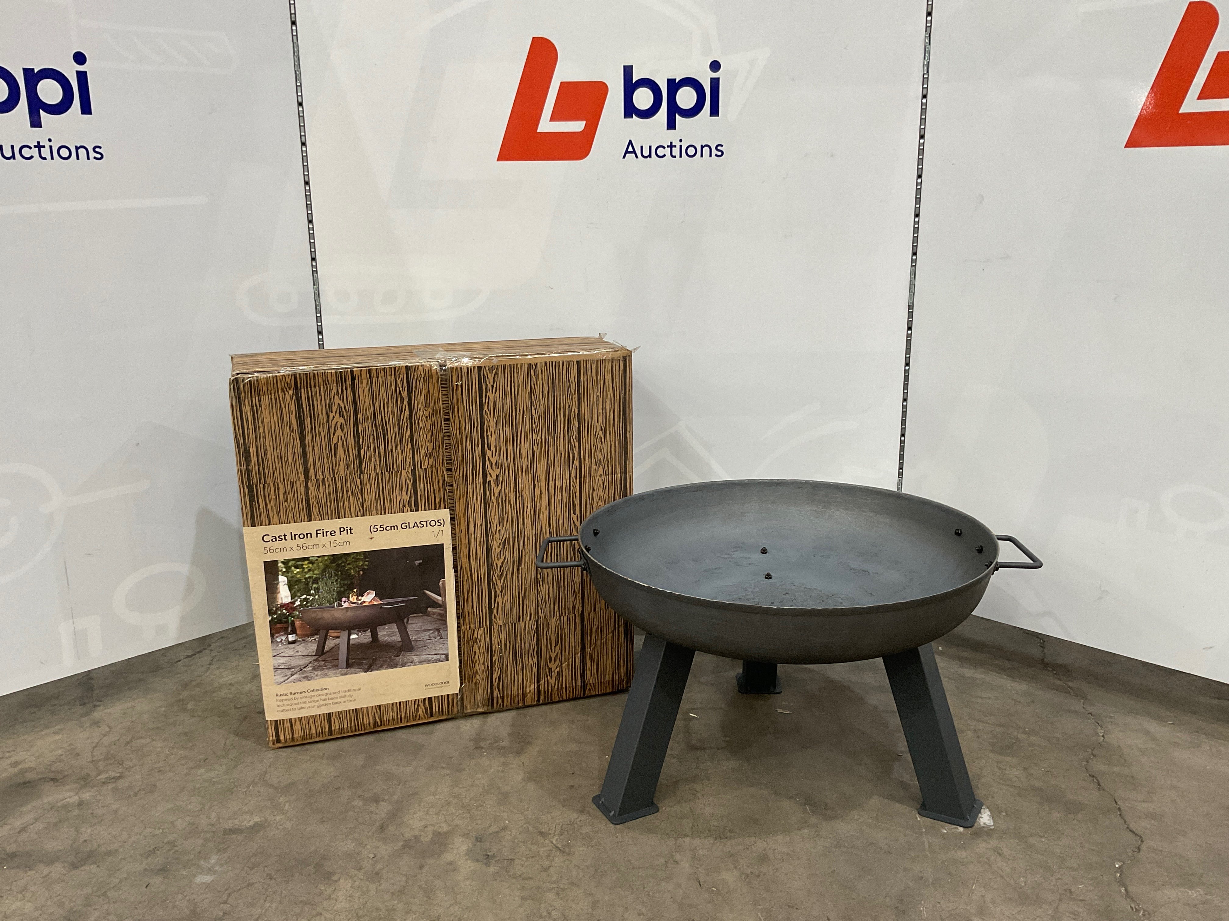 New Cast Iron Fire Pits on behalf of the Proposed Liquidator of The Luxe Trading Company Limited | Loading & Shipping Available