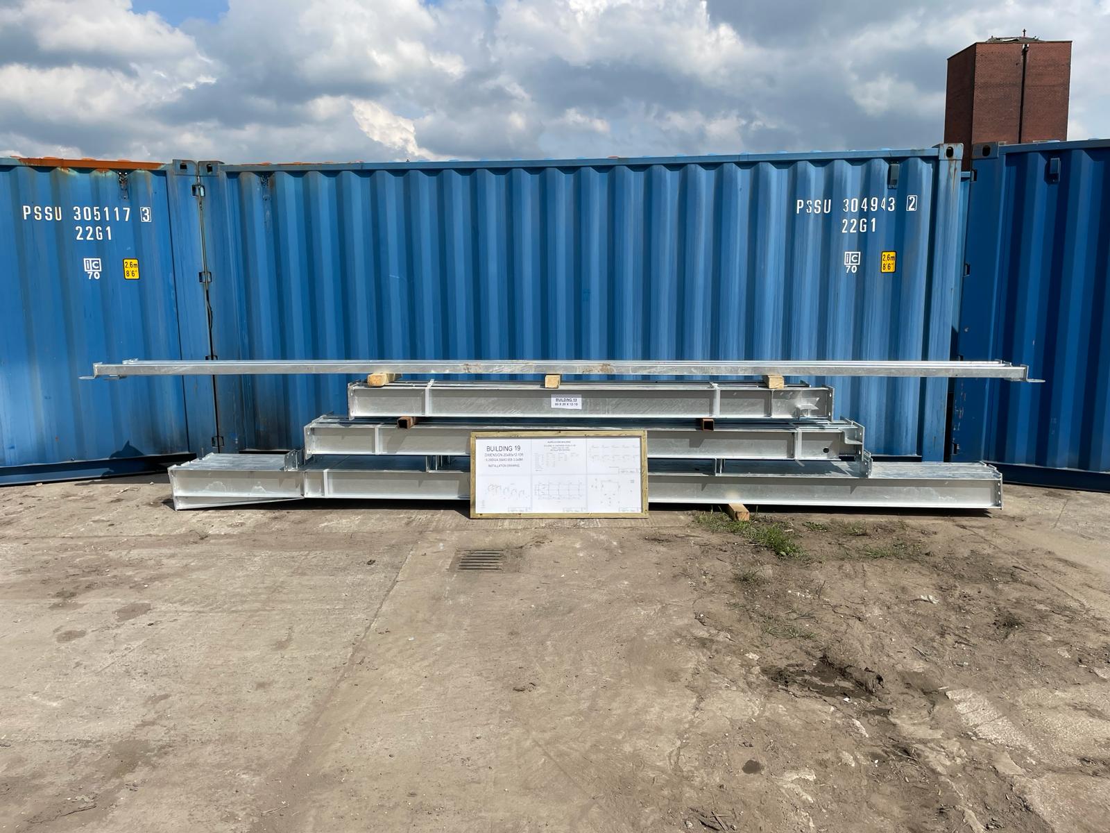 Unused Agricultural Galvanised Steel Buildings in Various Sizes, due to Business Restructure | Loading Available | Subject to Vendor Approval