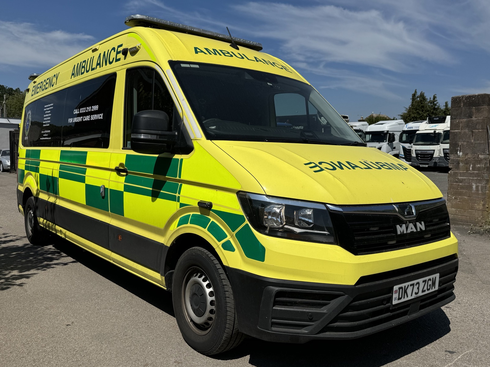 2024 MAN TGE Bariatric A&E Vehicle on behalf of Finance Company, due to Liquidation | Subject to Vendor Approval
