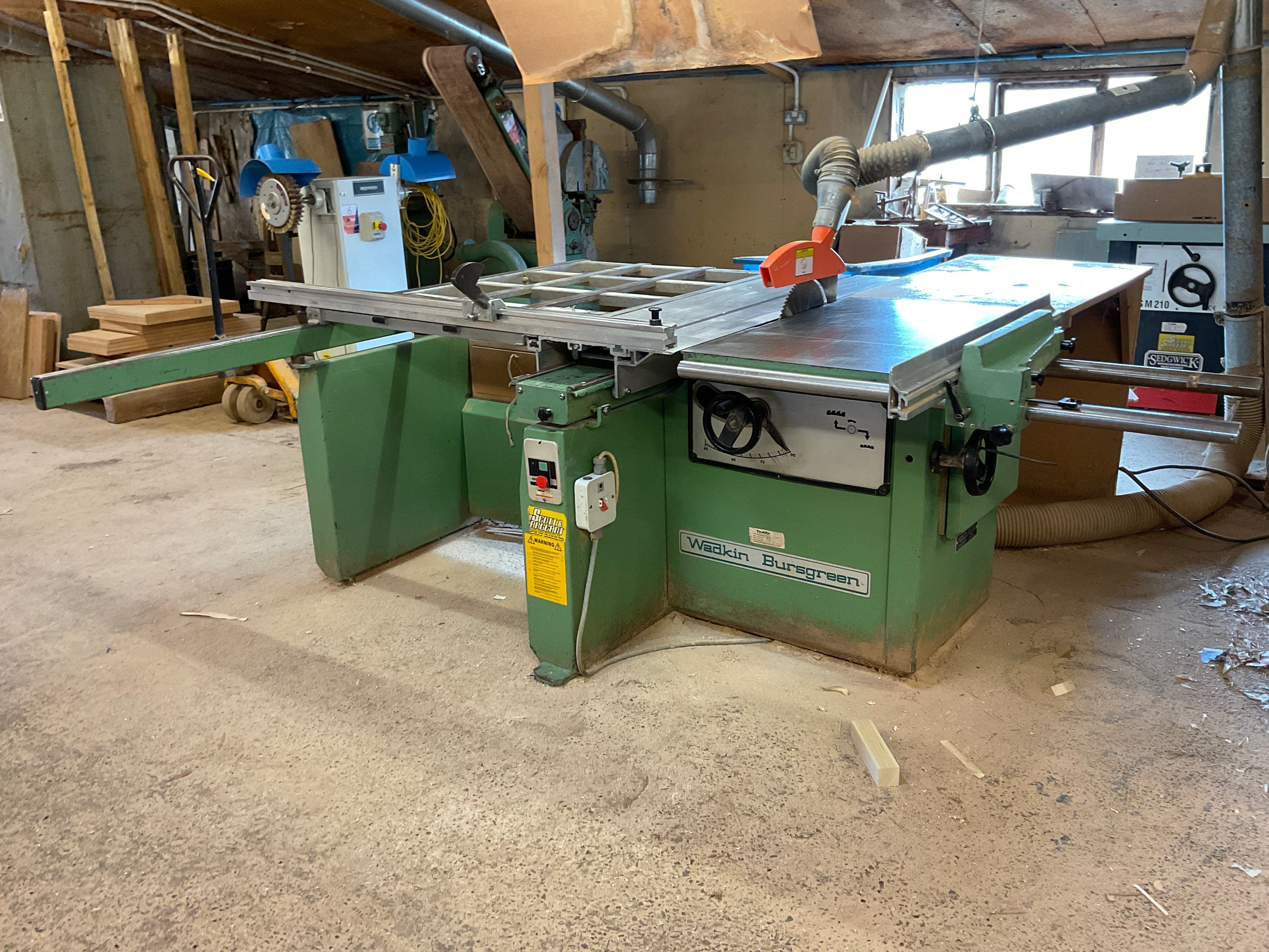 Entire Contents of Joinery Workshop to include Machinery, Forklift Truck, Workbenches, Spray Booth & more, due to Retirement | No Reserve | No Shipping or Loading Available