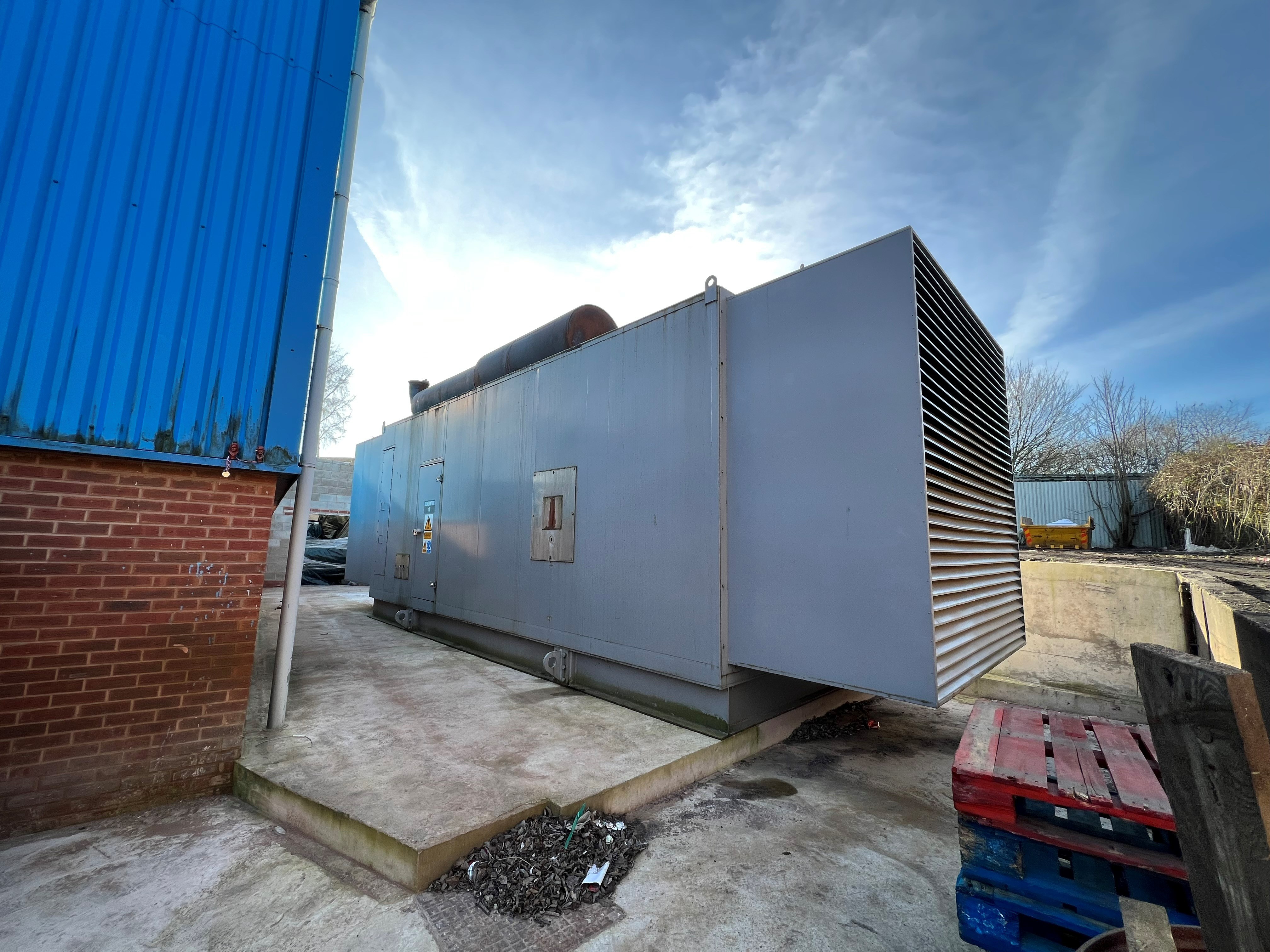 2,250KVA Cummins QSK60 Housed Generator c/w Stamford Alternator, due to Business Restructure | No Loading or Shipping Available