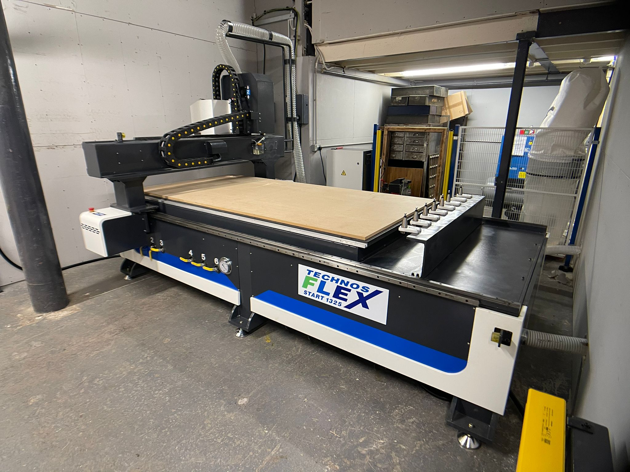 2021 Technos Flex Start 1325 CNC Router with Extraction Unit, due to Business Restructure
