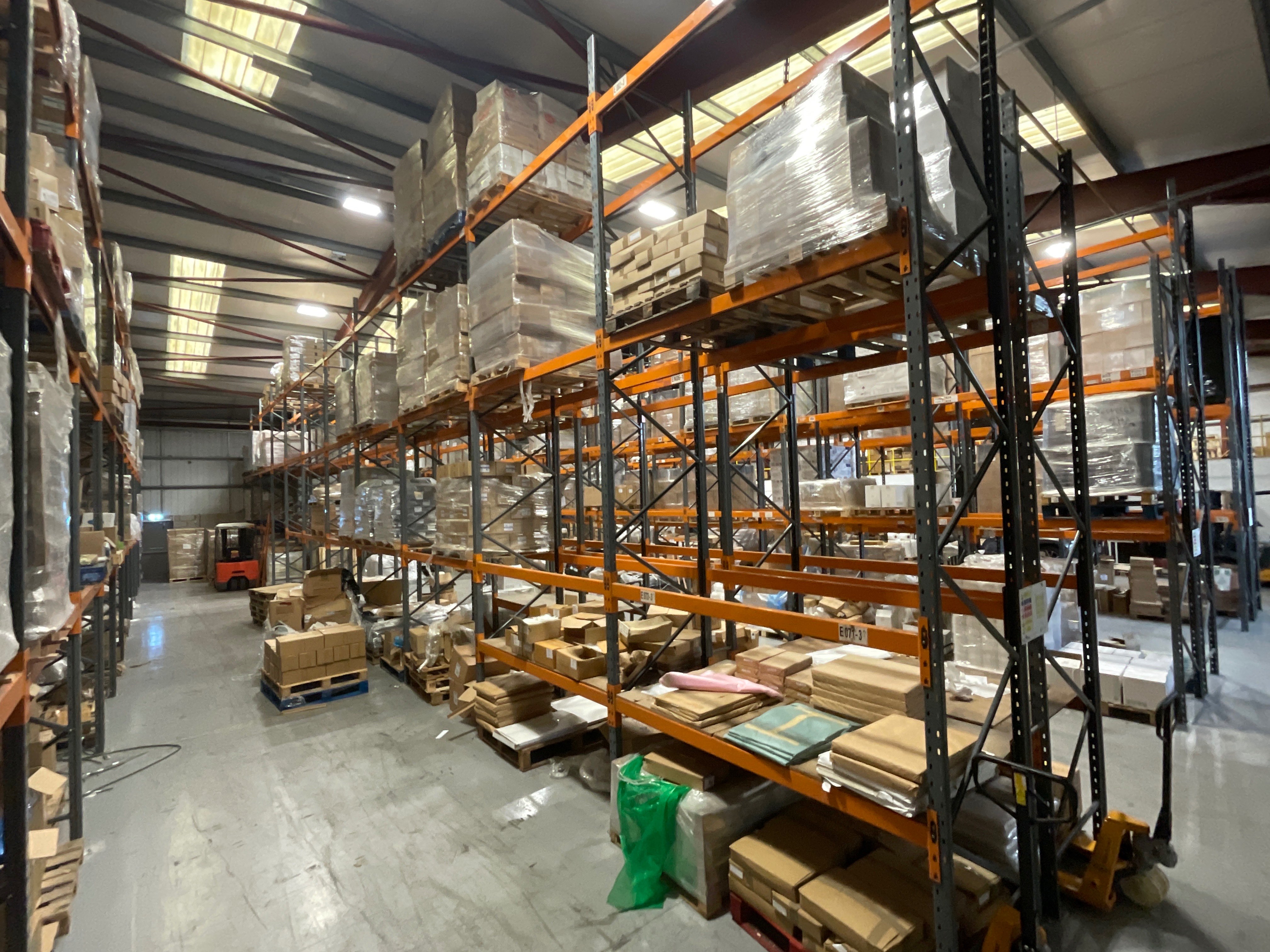 Boltless Racking & Drive-In Racking on behalf of Finance Company, due to Liquidation | No Reserve | Winning bids subject to Vendor Approval