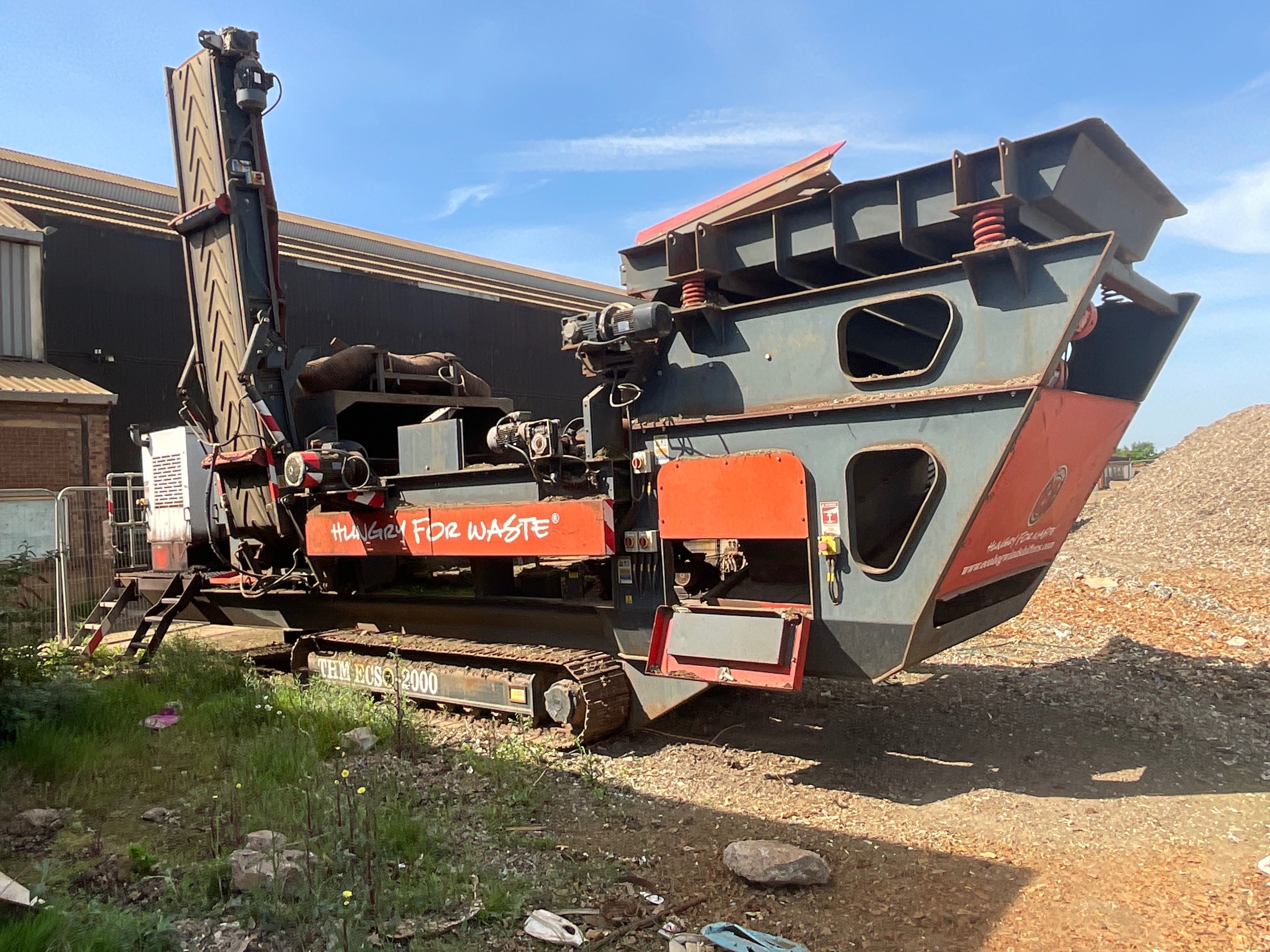 Ecohog Tracked Eddy Current Separator & FG Wilson Perkins Diesel Generator direct from Finance Company | Subject to Vendor Approval