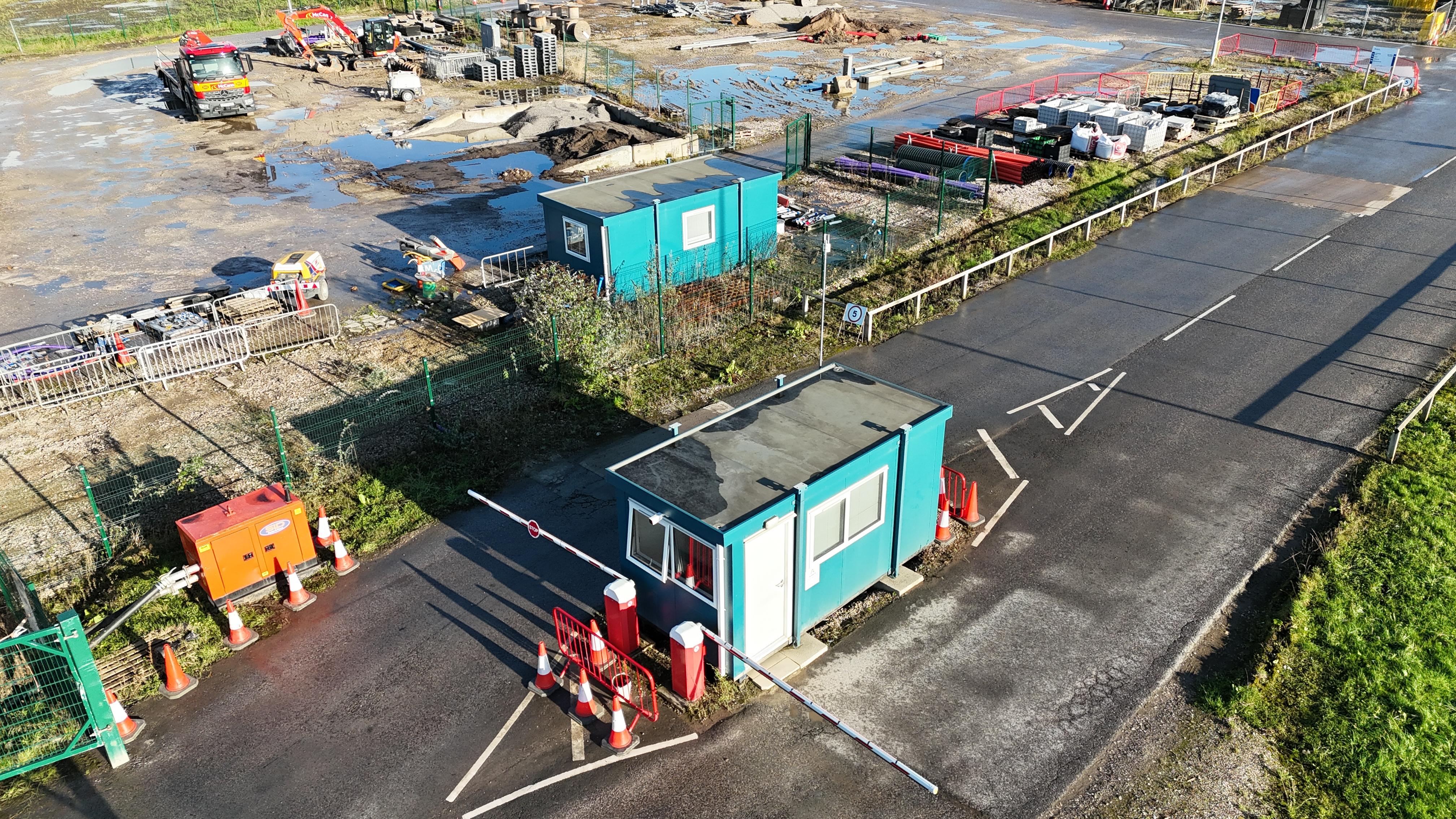 10 Bay & 5 Bay Modular Buildings, Offices & Security Cabin on behalf of National Highway Infrastructure Company, due to Project Completion
