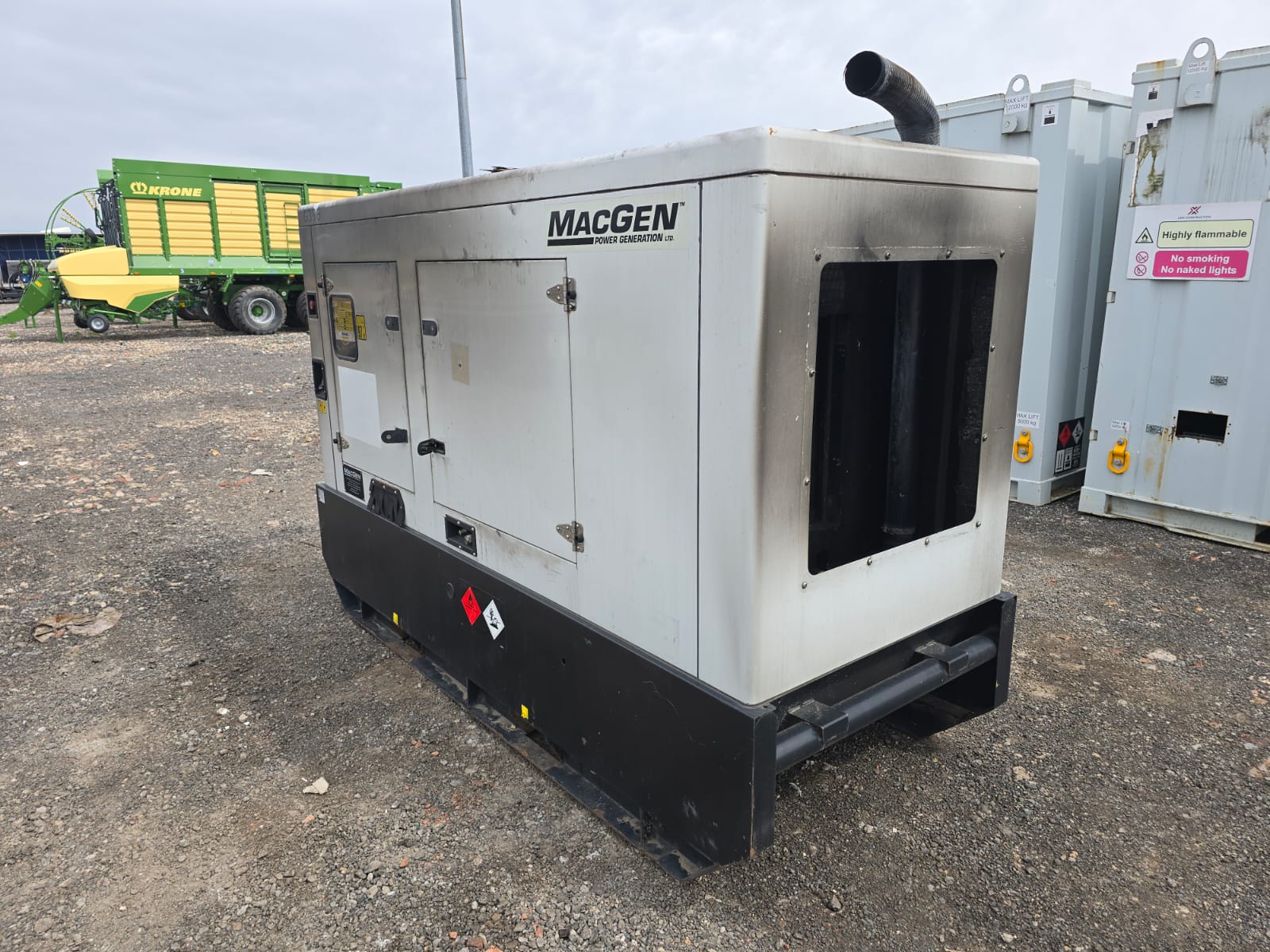 Diesel Generators & Anti-Vandal Gen-Store Bunded IBC Container direct from UK’s Largest Energy Infrastructure Project, due to Contract Completion | Loading Available