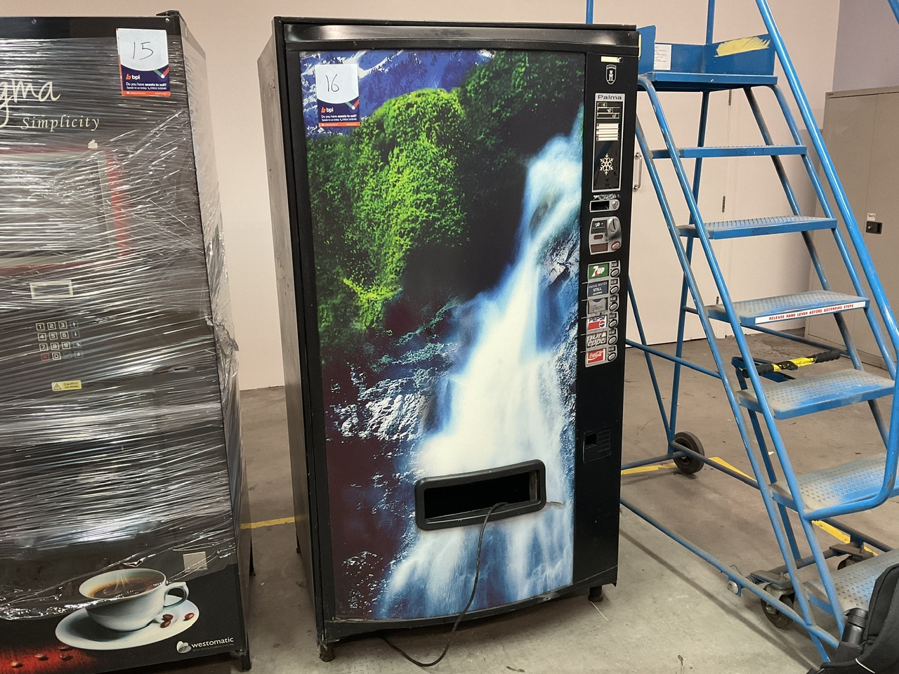 Vertical Order Pickers, Counterbalance Forklift, Vending Machines, Automatic Strapping Machines & more, due to Business Restructure | Subject to Vendor Approval