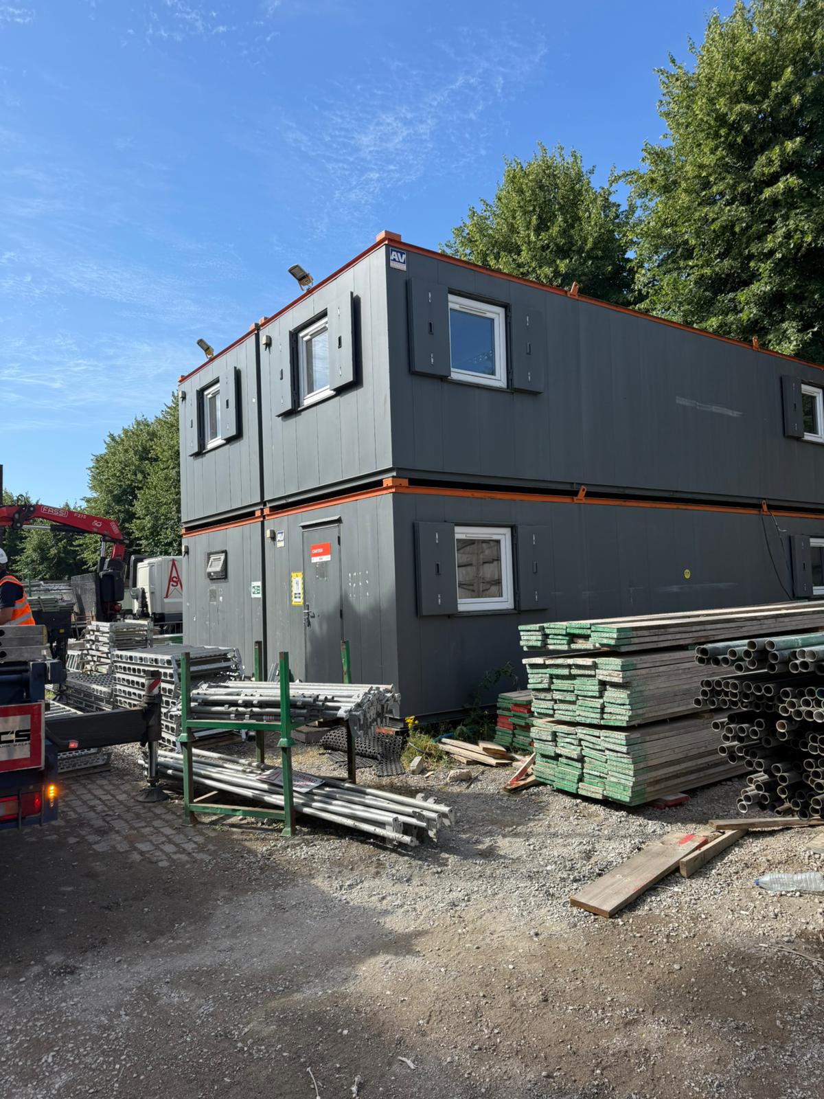 4 Bay Double Stacked Anti-Vandal Modular Building, due to Project Completion | All Winning Bids are Subject to Vendor Approval