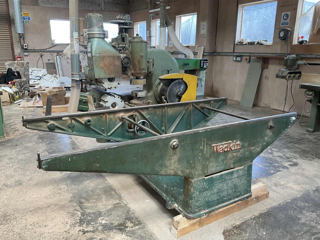 Traditional Woodworking Machinery to include Stenner Resaw, Stair Trencher, Thicknesser, Tenoner & more, due to Business Closure | No Reserve | Loading Available