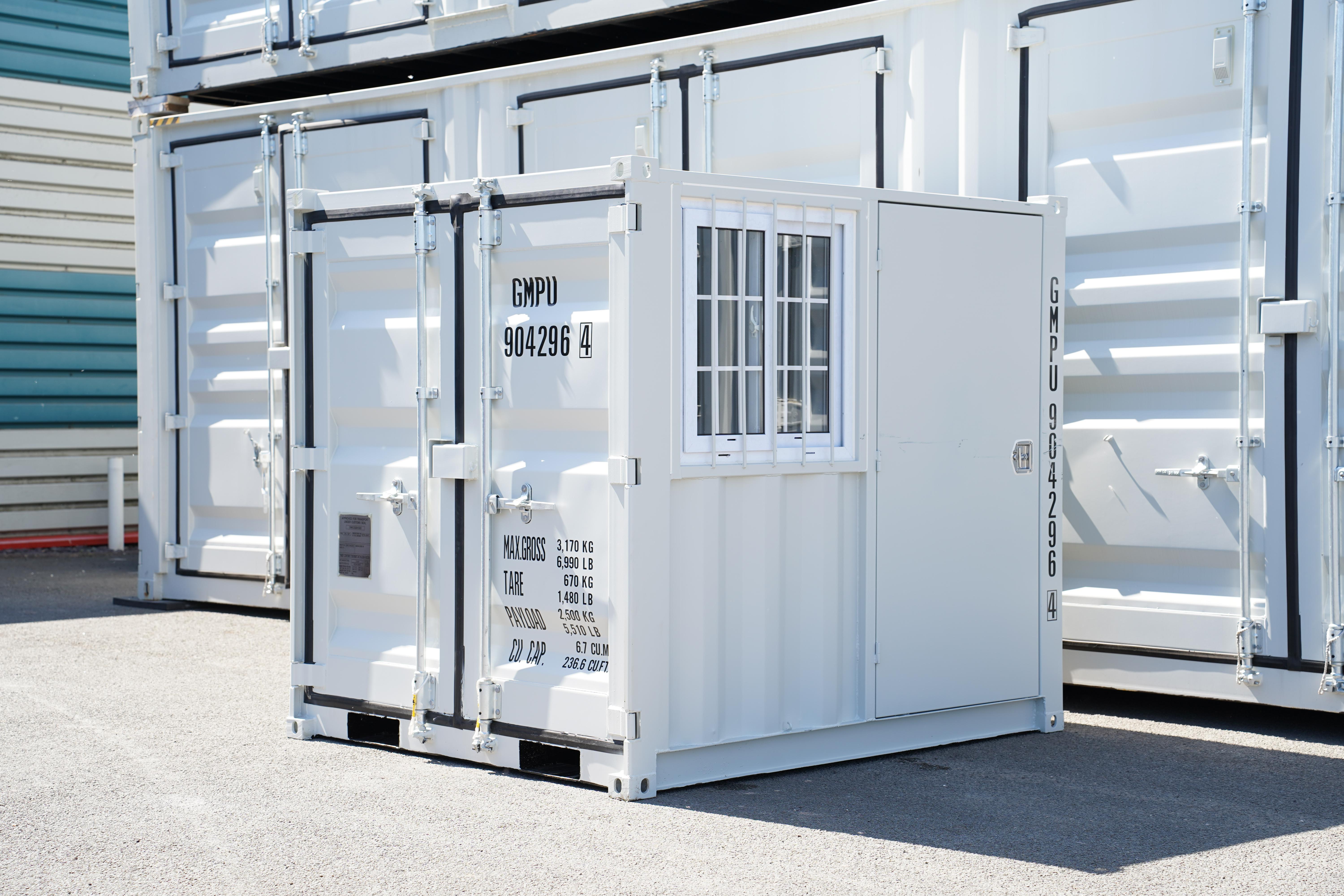 Unused Shipping Containers, Metal Sheds & Portable Toilets on behalf of Surveying Company