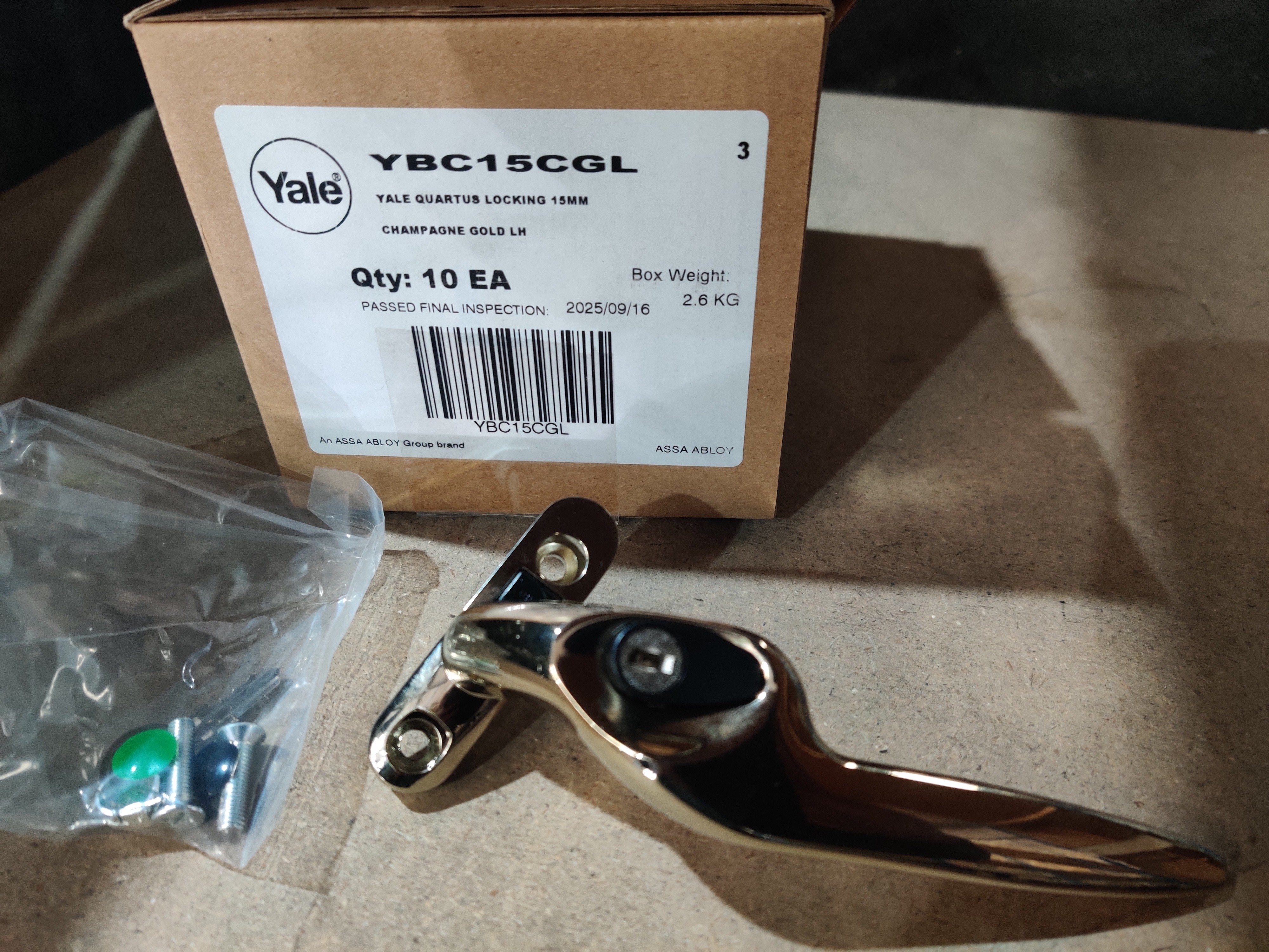 High Quality Brand New Yale Hardware & Accessories to include Double Cylinders, Euro Turn Locks, Brass Padlocks & more | No Reserve | Shipping Available