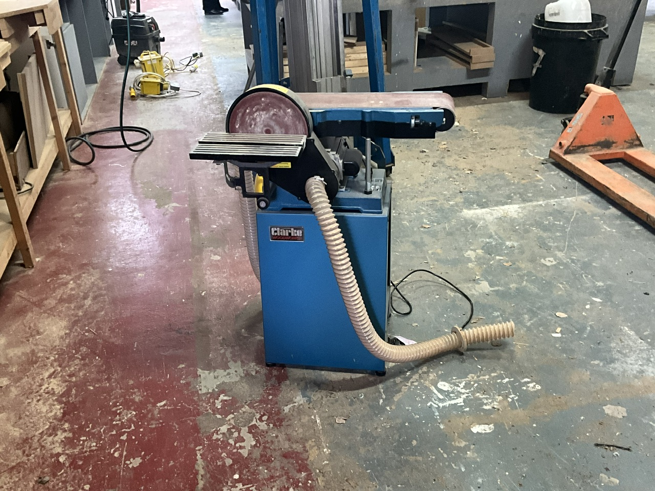 Contents of Display Stand Manufacturer to include CNC Machine, Bandsaw, Dust Extractors, Tools, Office Furniture & more, due to Business Restructure | No Reserve