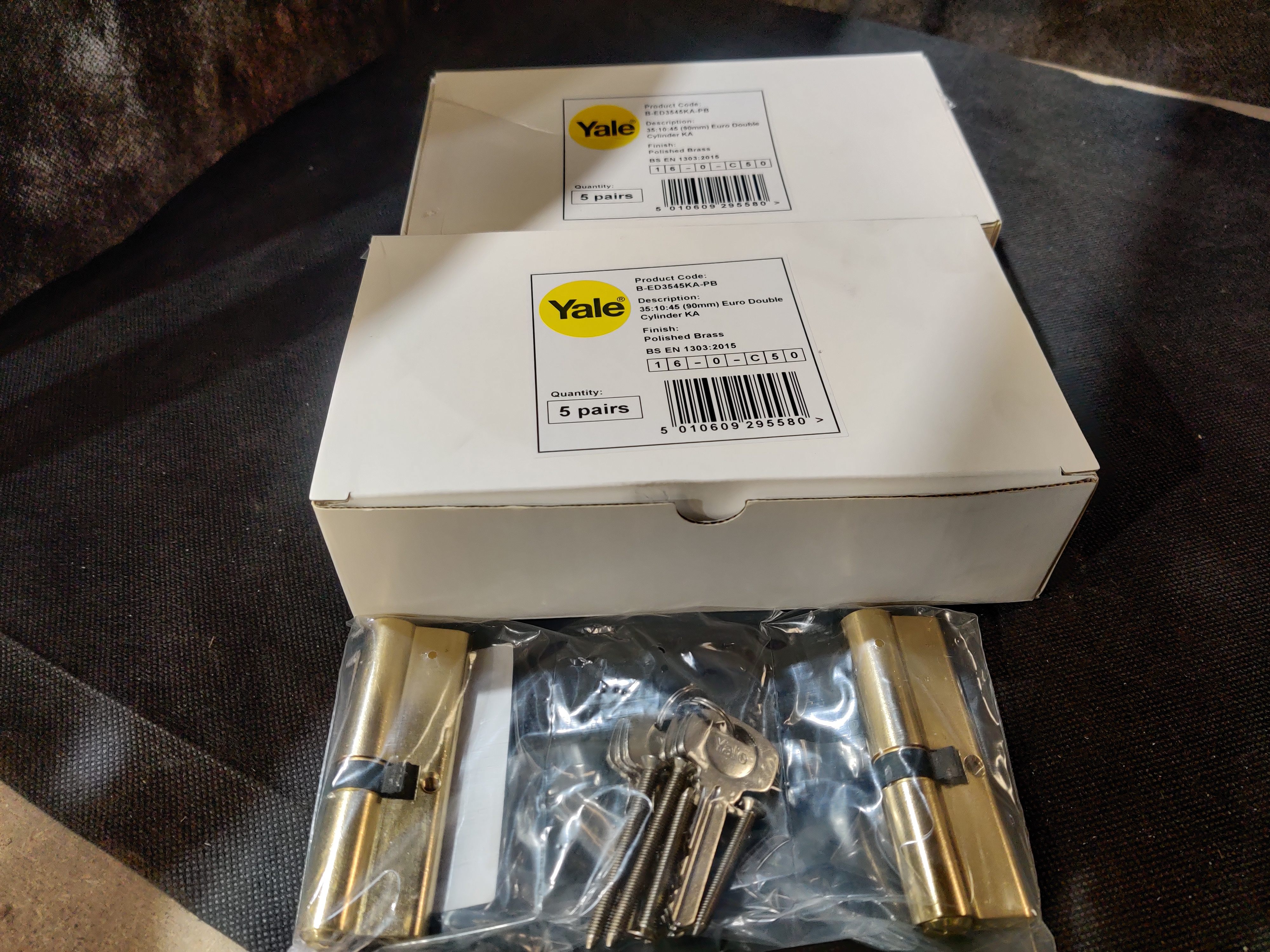 High Quality Brand New Yale Hardware & Accessories to include Single & Double Cylinders, Euro Turn Locks & more | No Reserve | Shipping Available