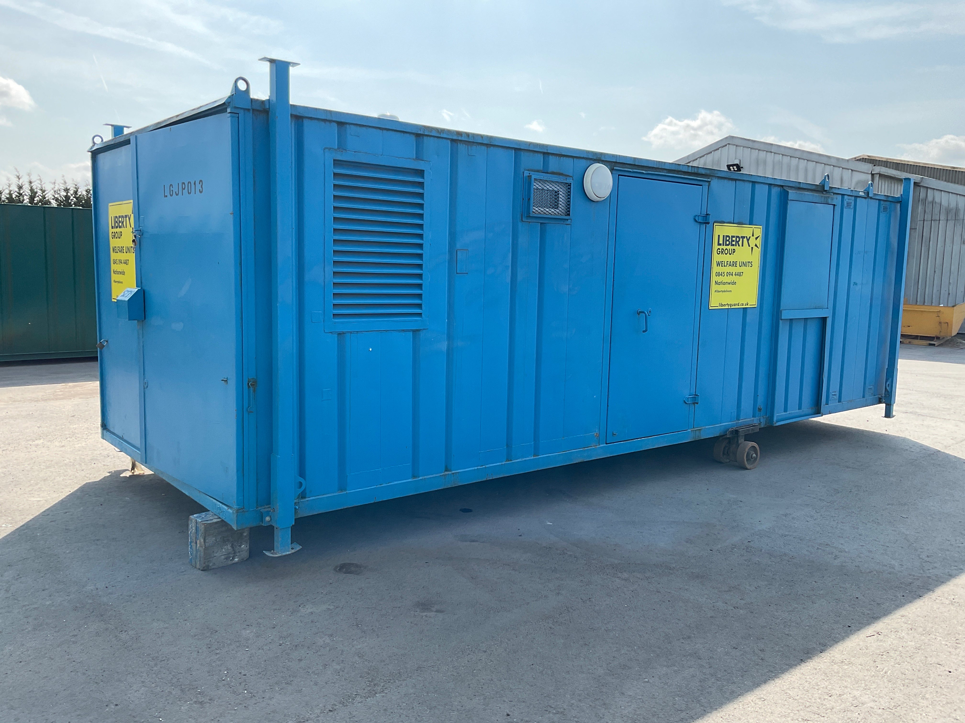 26ft x 9ft Anti-Vandal Static Welfare Units with Generators, due to Fleet Renewal | All Winning Bids are Subject to Vendor Approval