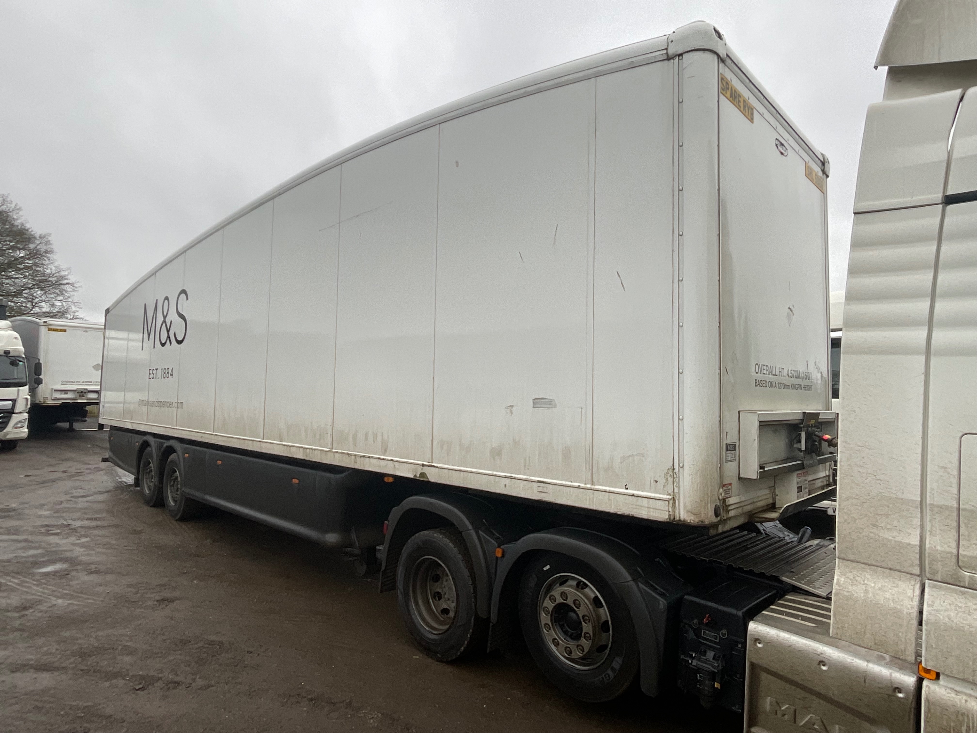 2009 – 2007 Don-Bur Twin Axle Box Trailers direct from Haulier, due to Contract Completion | No Reserve
