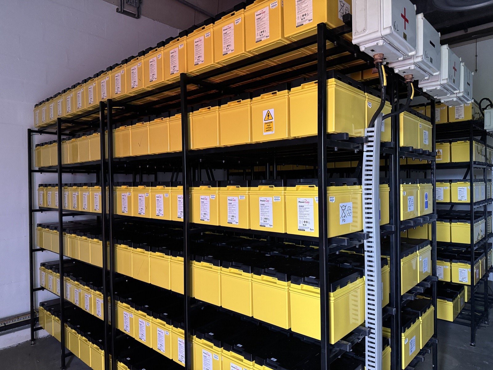 Diesel Powered Back Up Generators, EnerSys 2V460/6 Power Storage Batteries & Volvo Penta 475 Diesel Generators, due to Clearance | Free On Site Loading