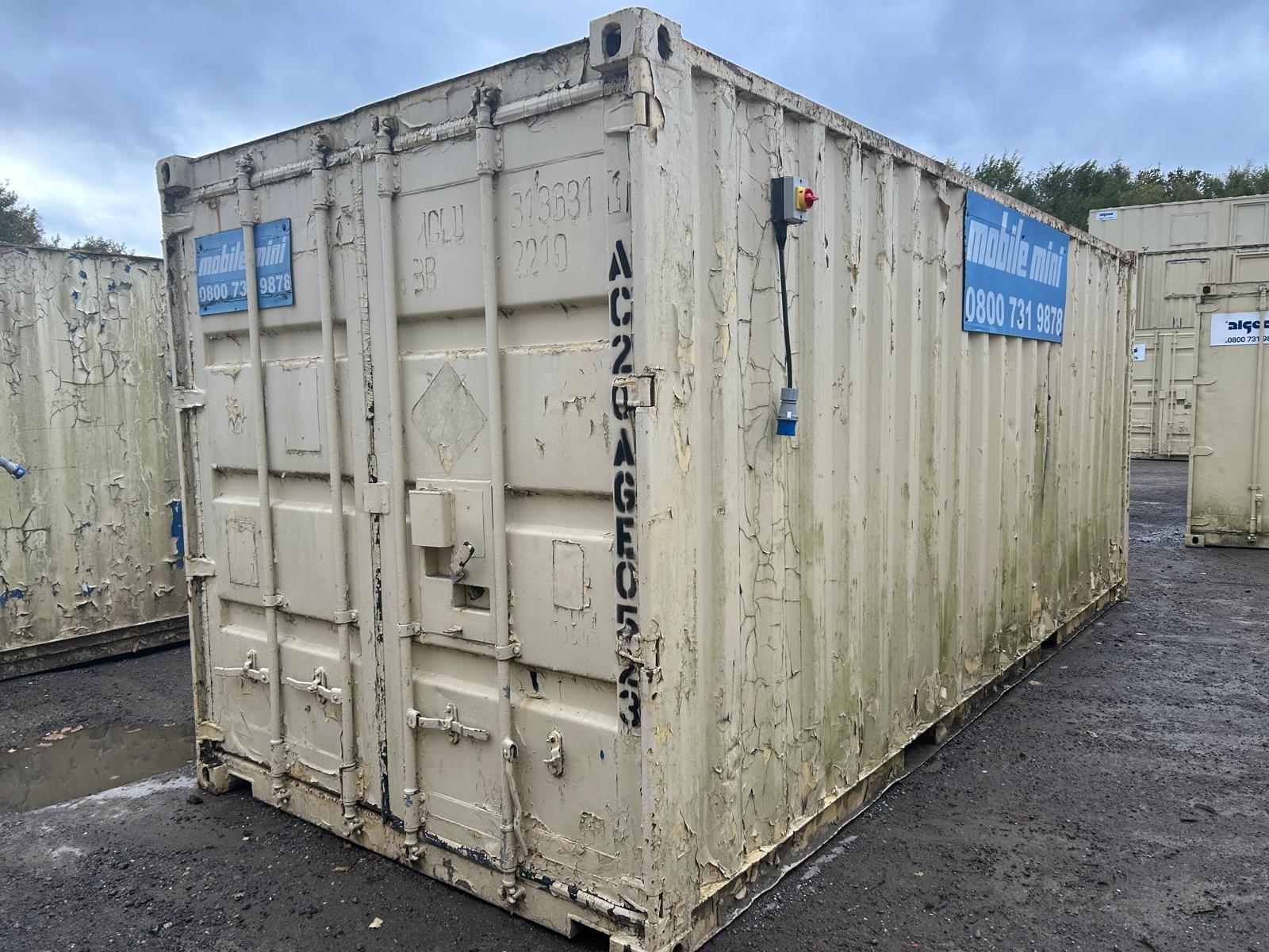 Site Accommodation to include 20ft Secure Containers, due to Fleet Renewal | No Reserve | Loading Available