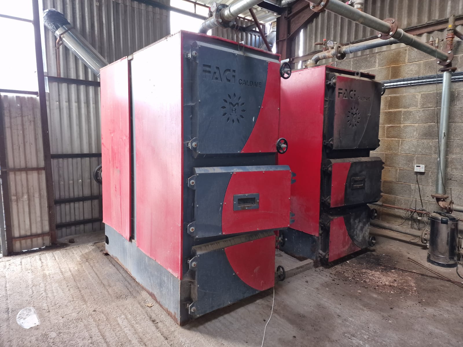 2021 Faci 780kw Drying and Space Heating System with RHI Tariff Till 2036, due to Machine Upgrade | Loading Available