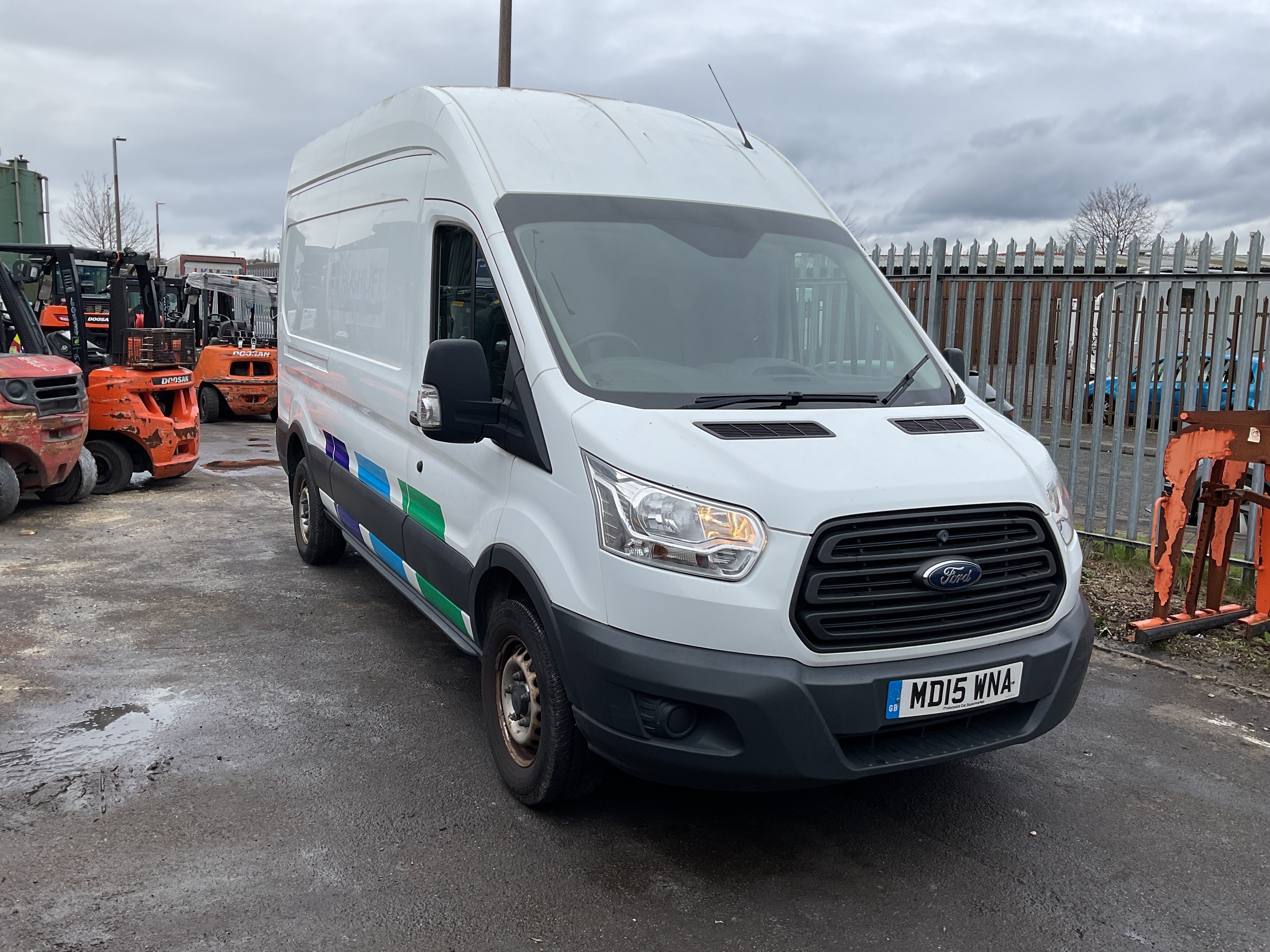 2015 Ford Transit, 2001-2003 Linde Sideloader Forklifts & Scanlift, Invicta, Fielden & BSV Fork Lift Attachments, due to Fleet Renewal