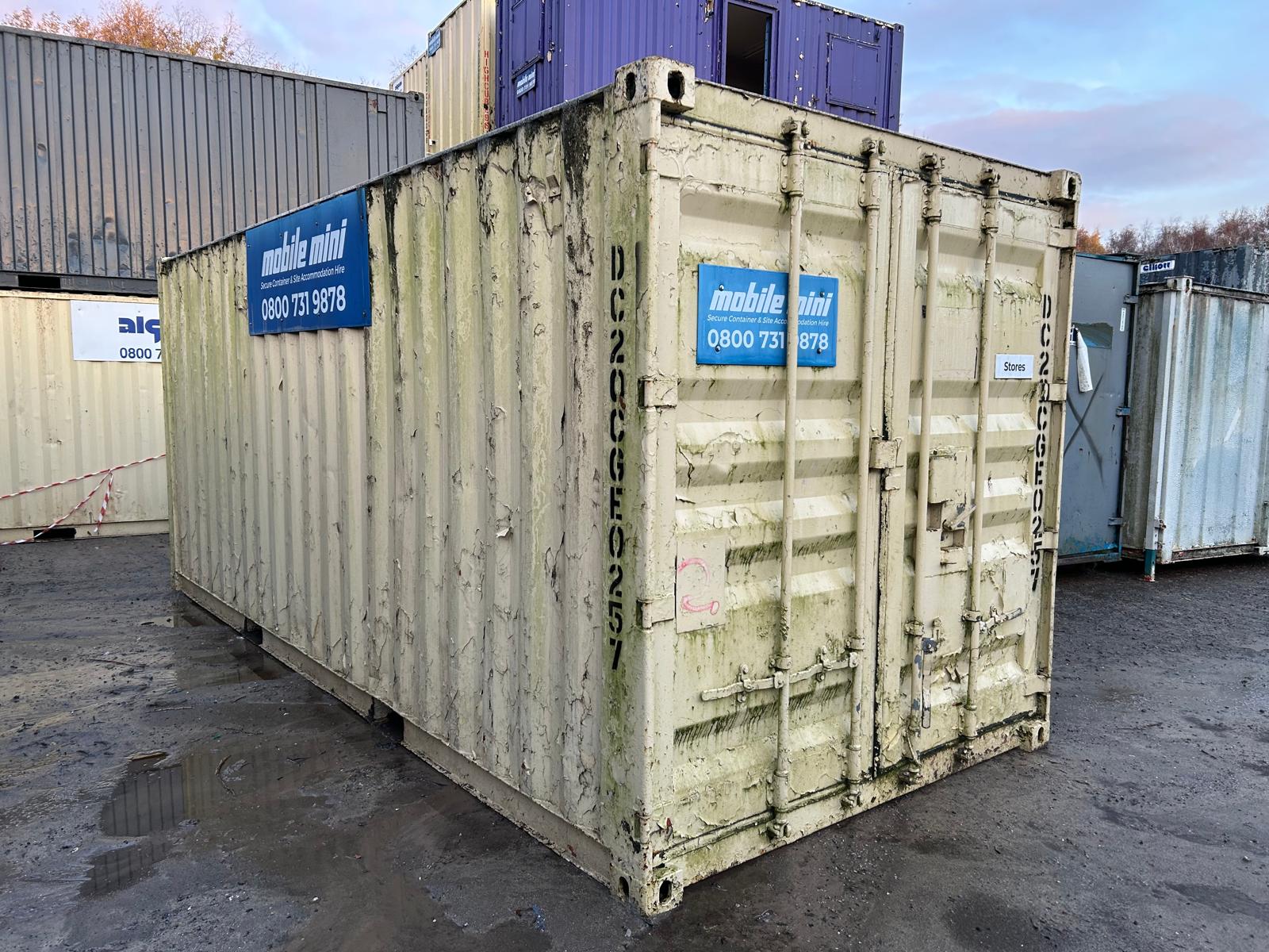 Site Accommodation to include 20ft Secure Containers, due to Fleet Renewal | Subject to Vendor Approval | Loading Available