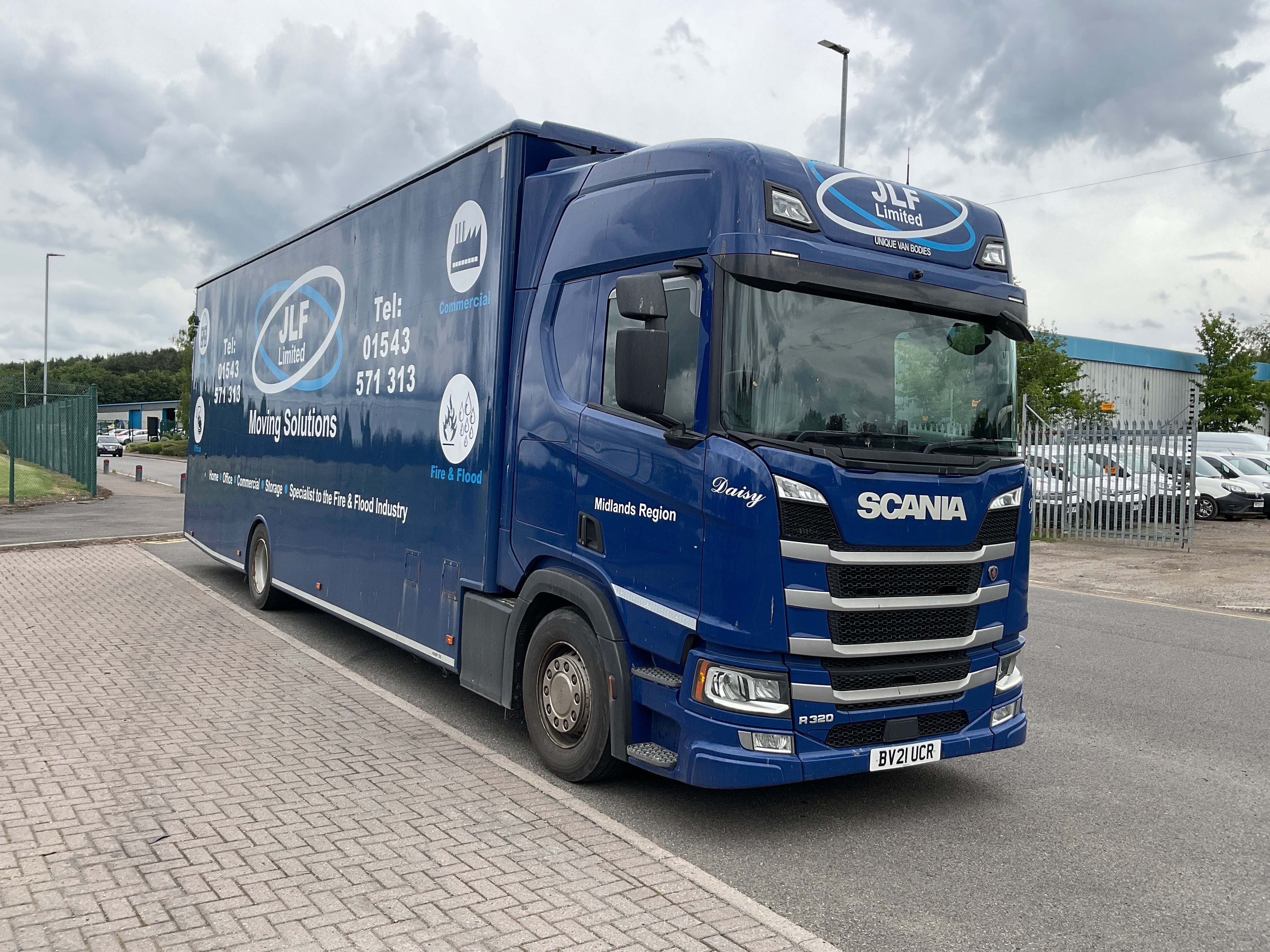 2021 Scania R320 18-Tonne GVW Custom-Build Rigid Removal Box Truck on behalf of the Liquidators of Techlogico Limited | Subject to Vendor Approval