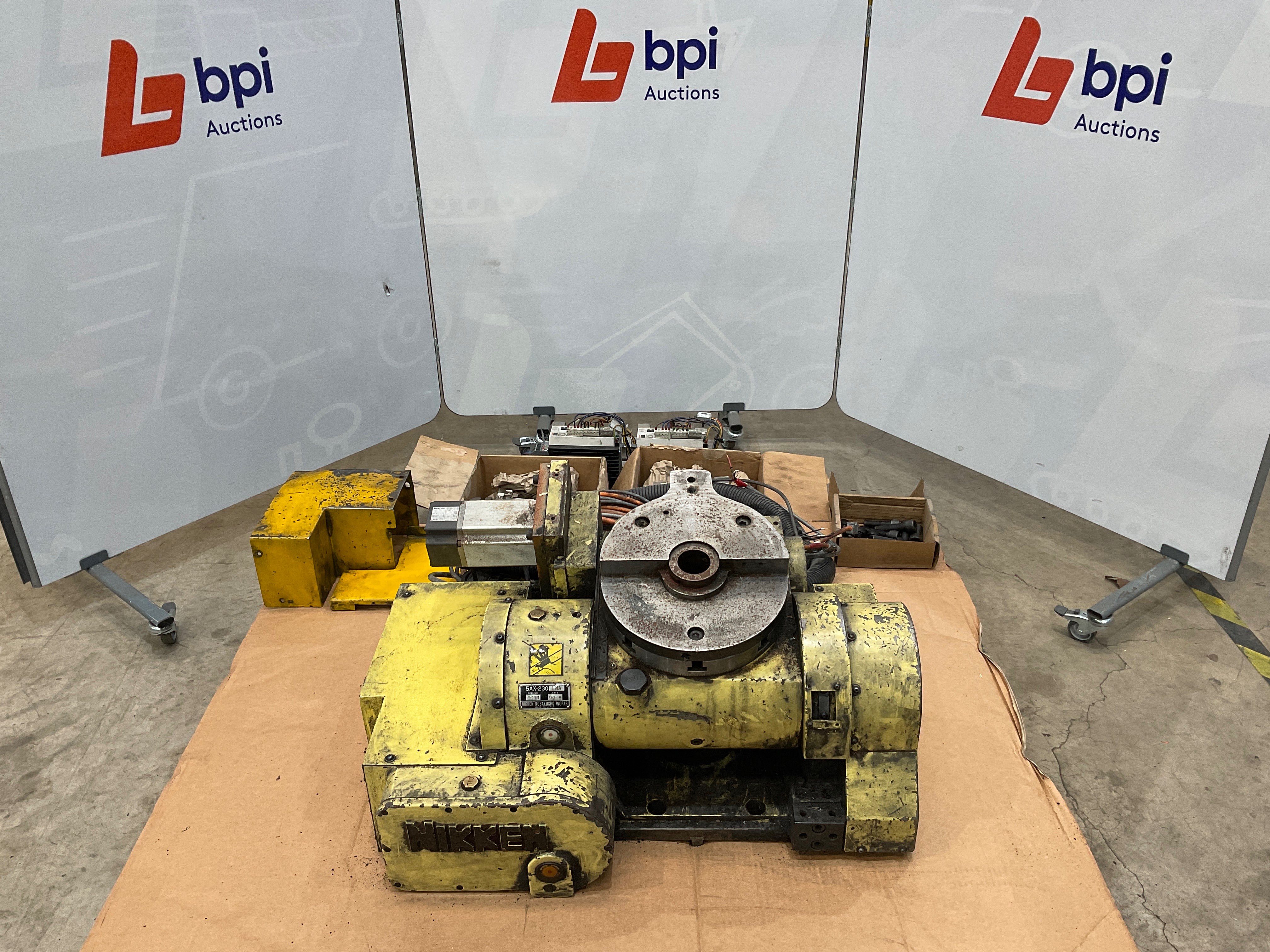 Spirsin & Nikken 5 Axis Tilting Rotary Tables, Bridgeport Milling Machine & R Tech Mig Welder, due to Liquidation | All Winning Bids are Subject to Vendor Approval